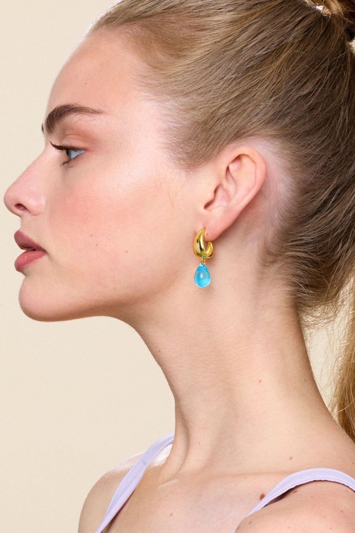 ANNELE Aqua Drop korvakorut kulta