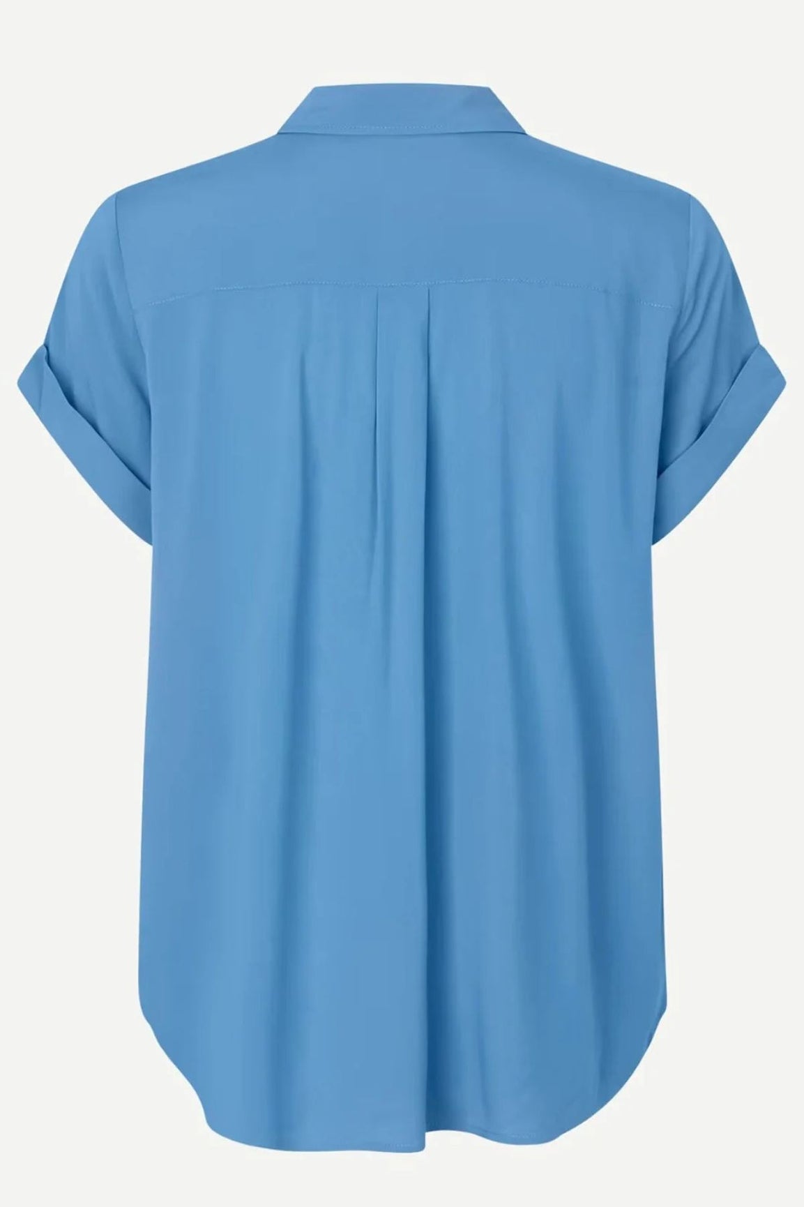 Samsoe Samsoe Majan SS Shirt blue jasper