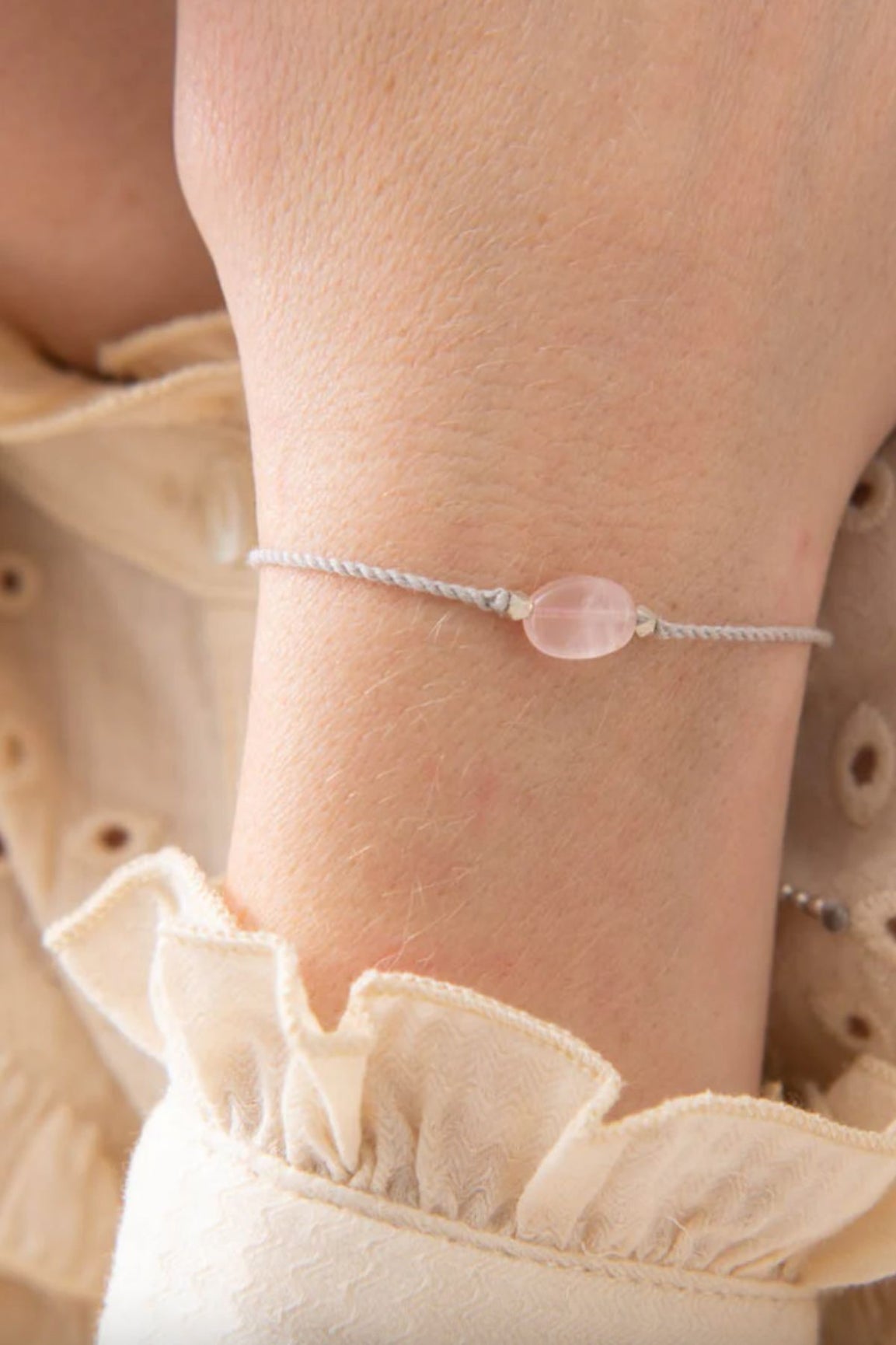 A Beautiful Story Gemstone Card rose quartz