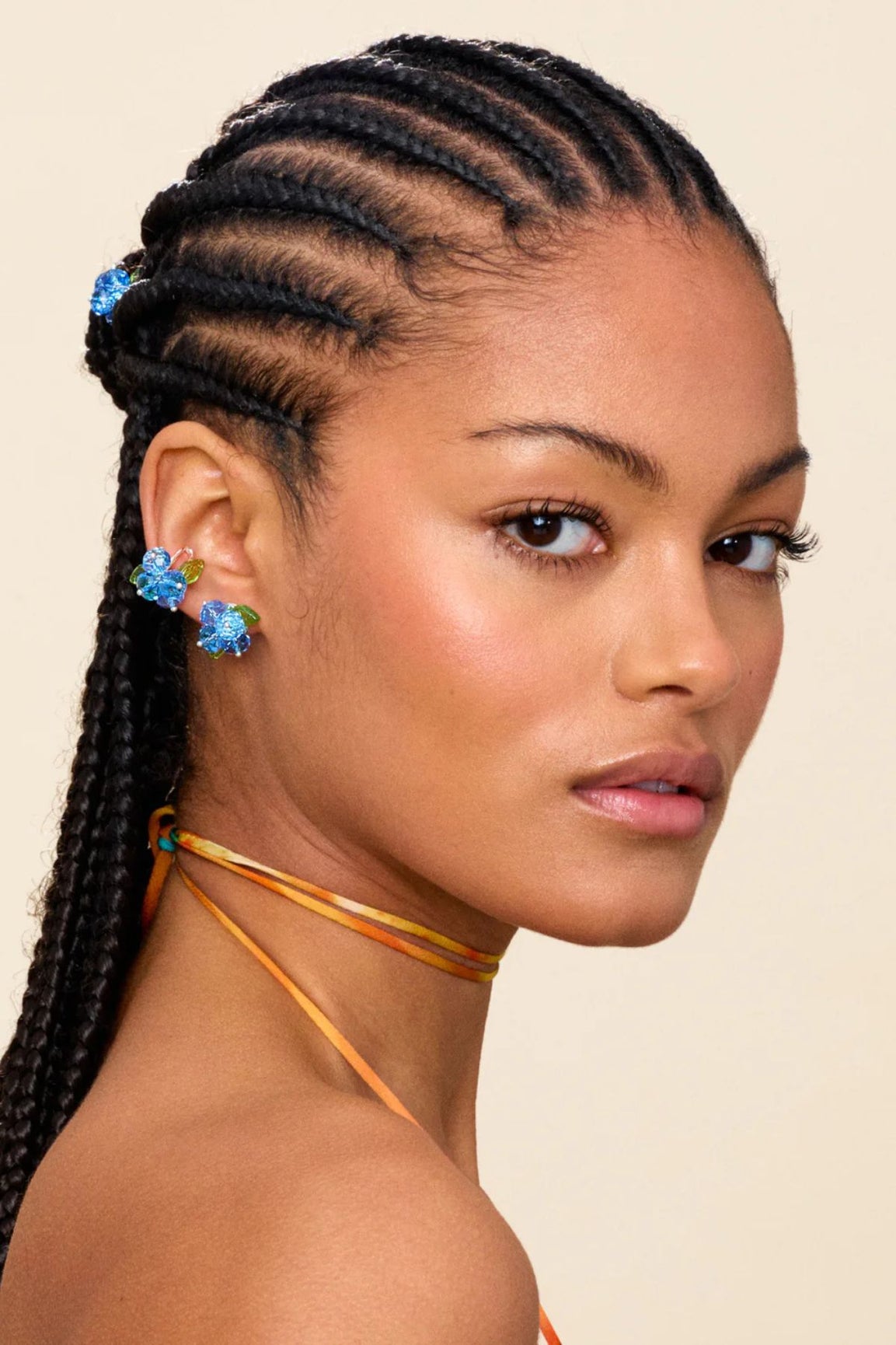 ANNELE Blueberry Romance korvakorut hopea