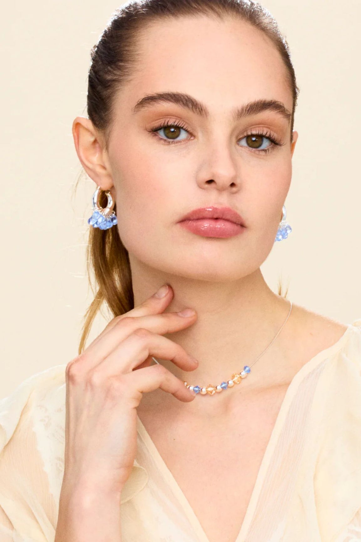 ANNELE Milkyway korvakorut hopea