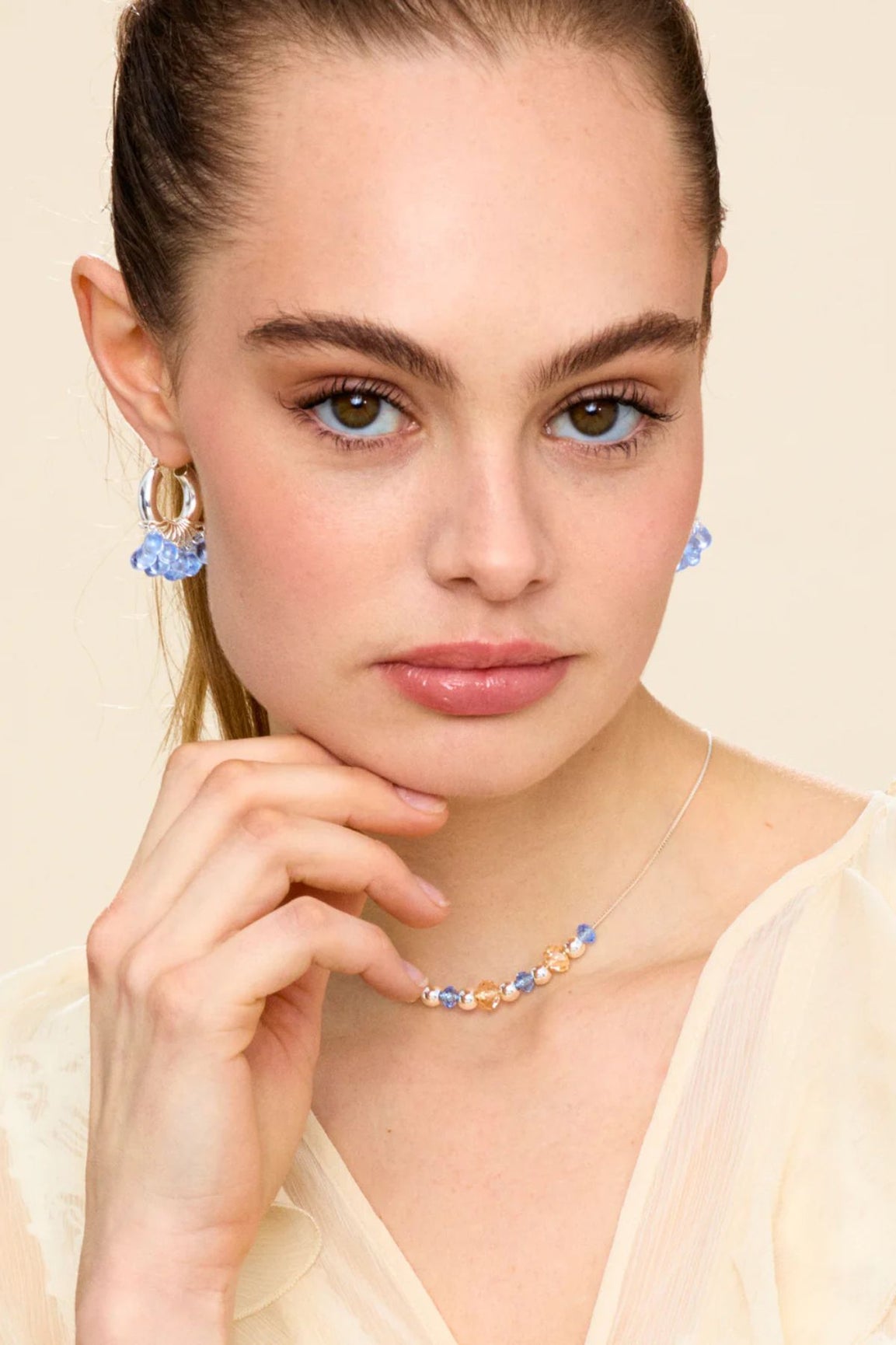 ANNELE Milkyway korvakorut hopea