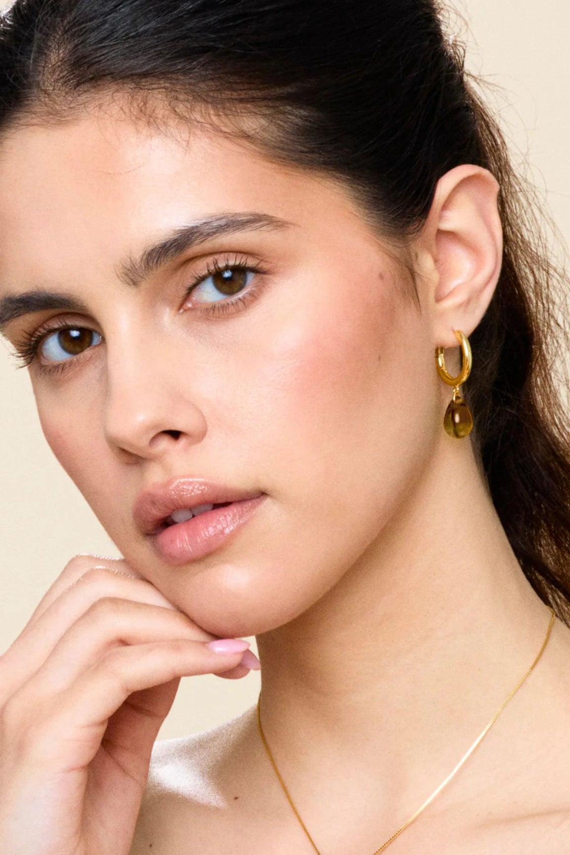 ANNELE Sugar Drop Choco korvakorut kulta