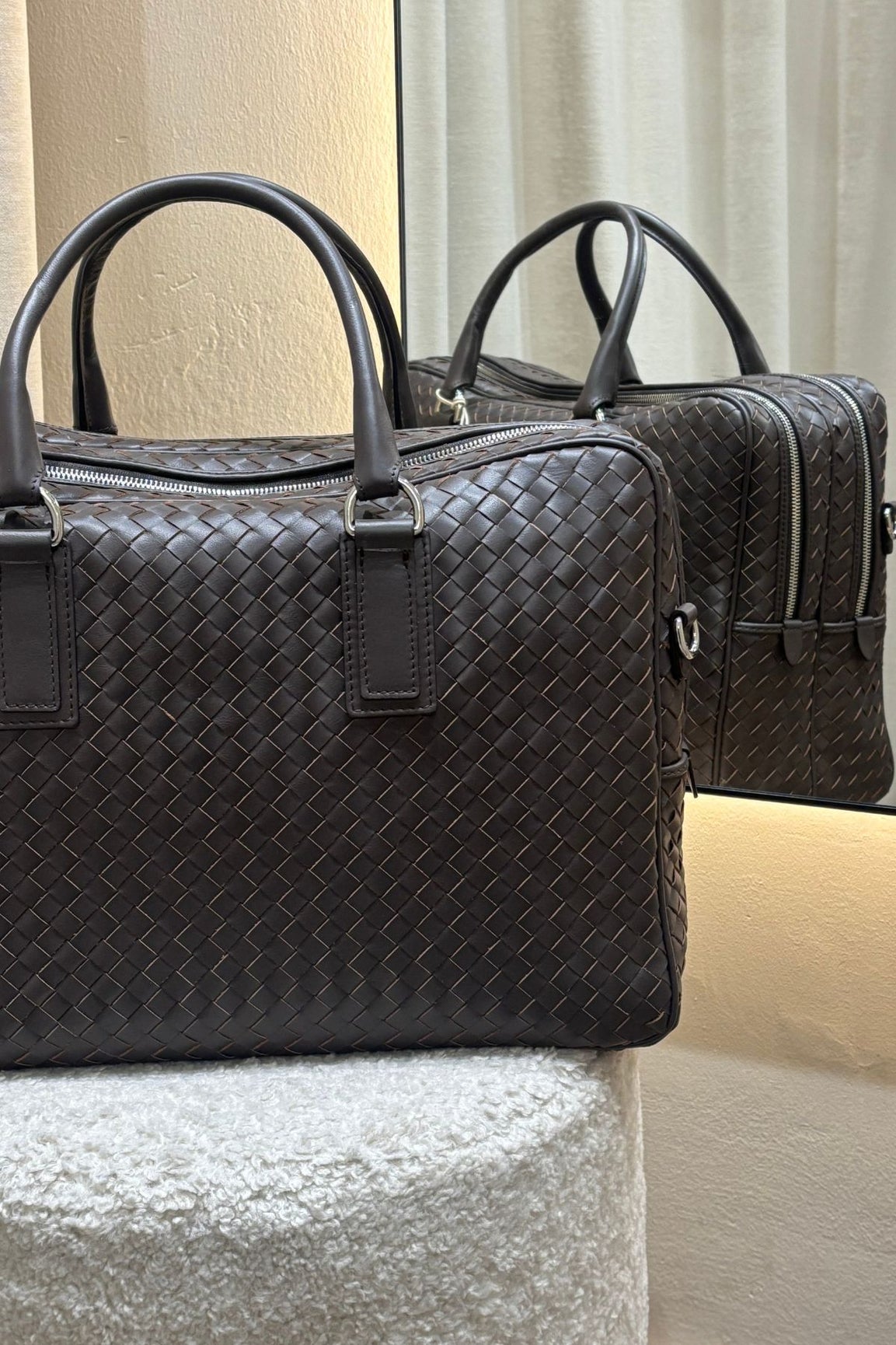 Abro Very Busy Business Shopper dark brown