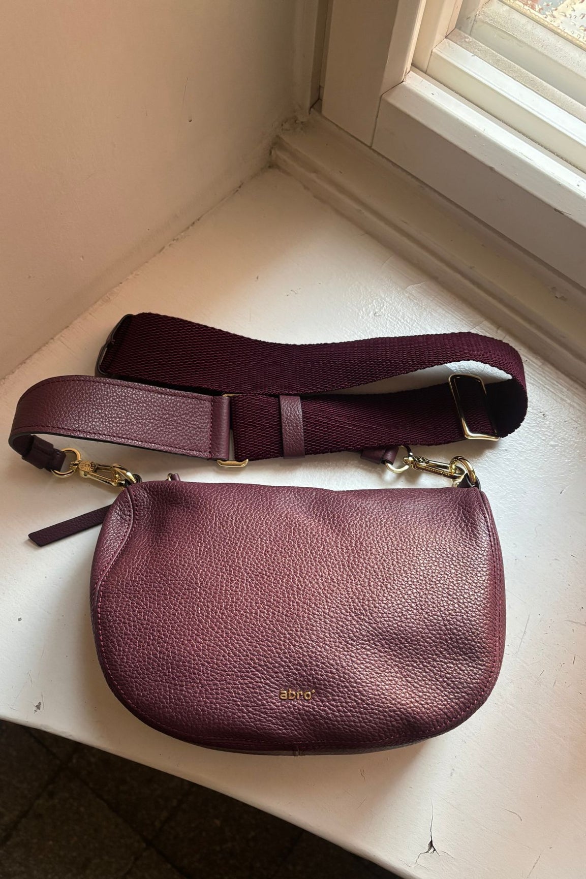 Abro Mina Crossbody Bag bordeaux