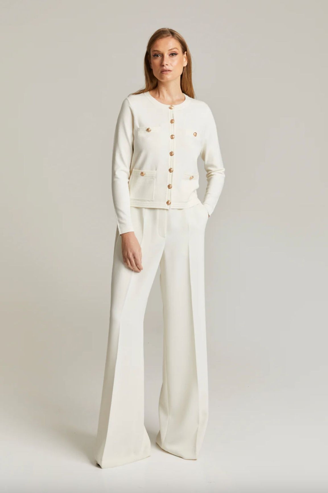 Andiata Gisella housut valkoinen