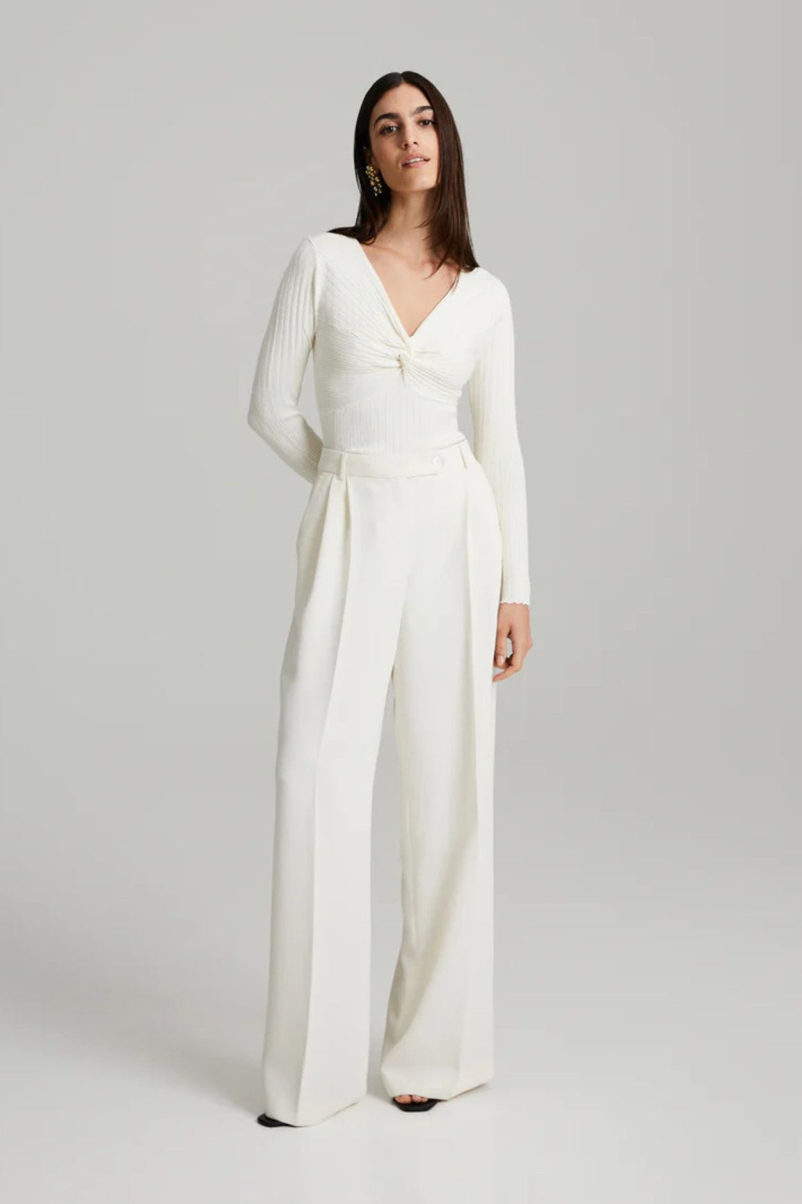 Andiata Polly ribbipusero liidunvalkoinen