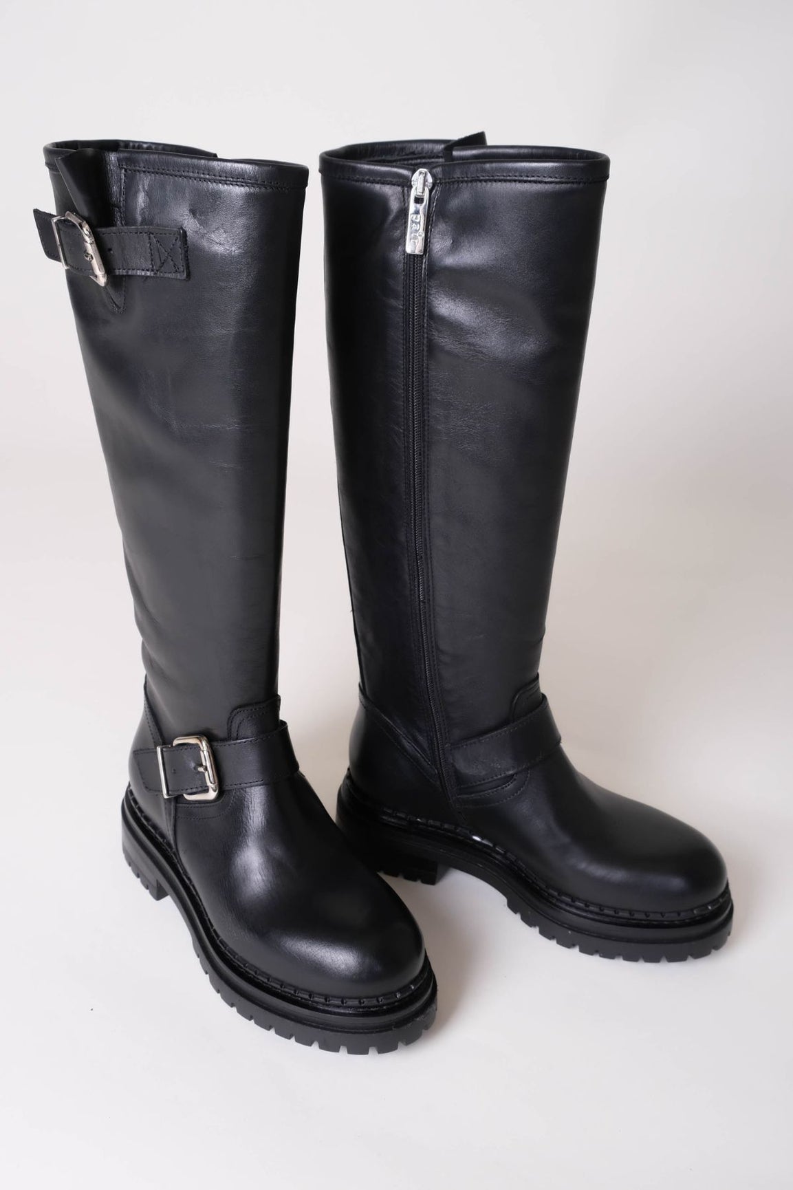 Apair Asia bikersaappaat musta