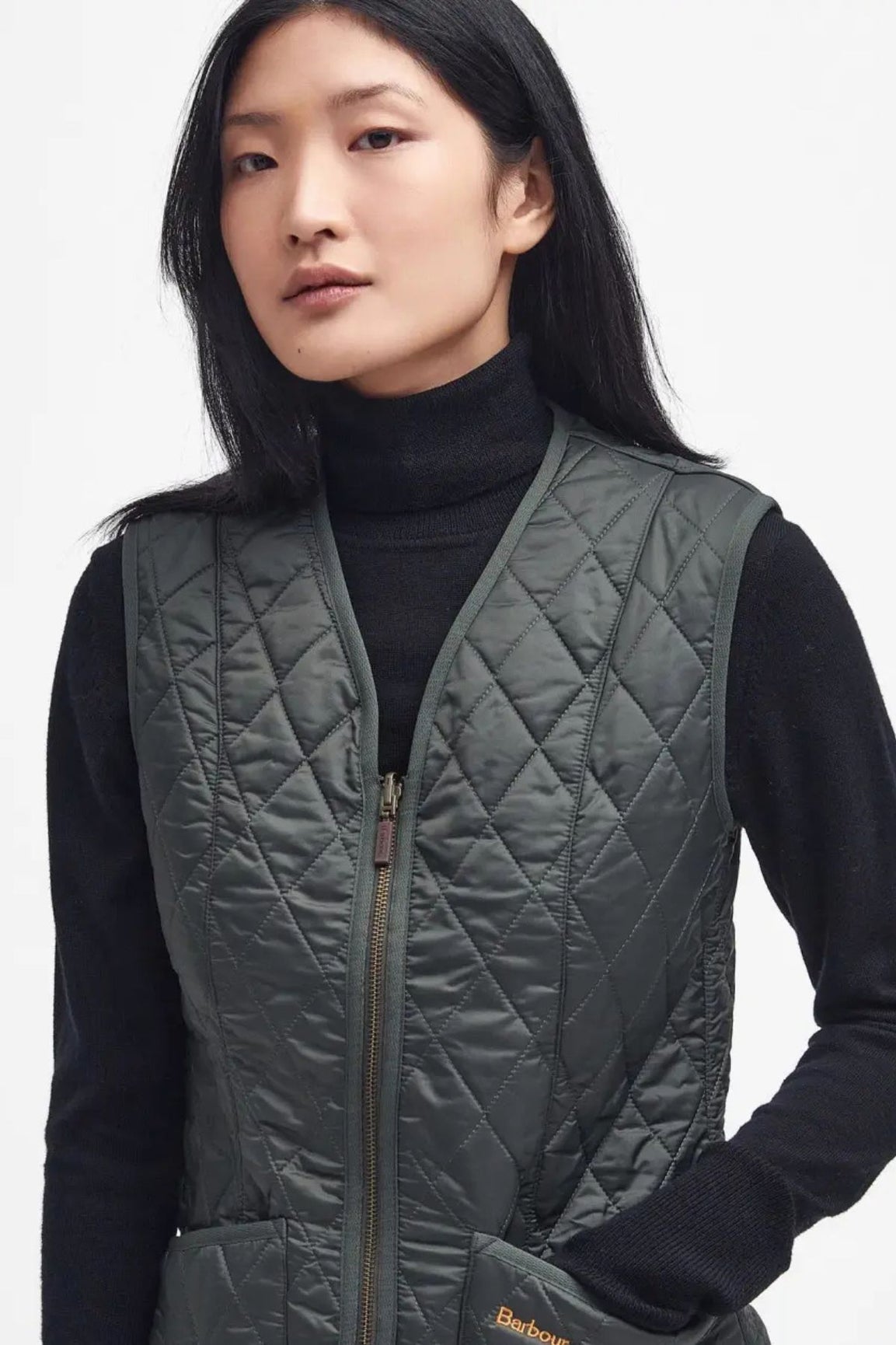 Barbour Fleece Betty Liner dark olive