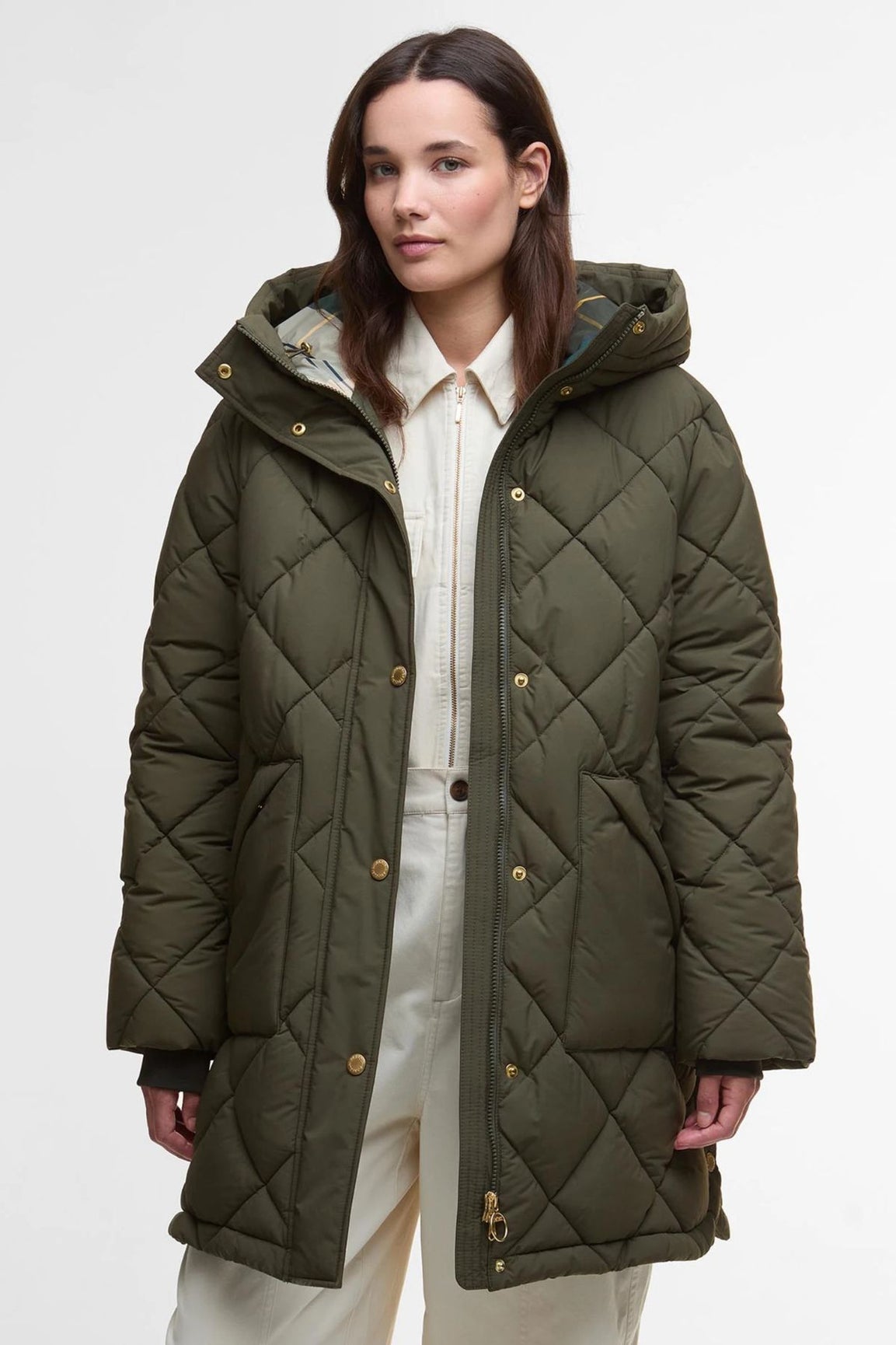 Barbour Kailyn Puffer Jacket olive