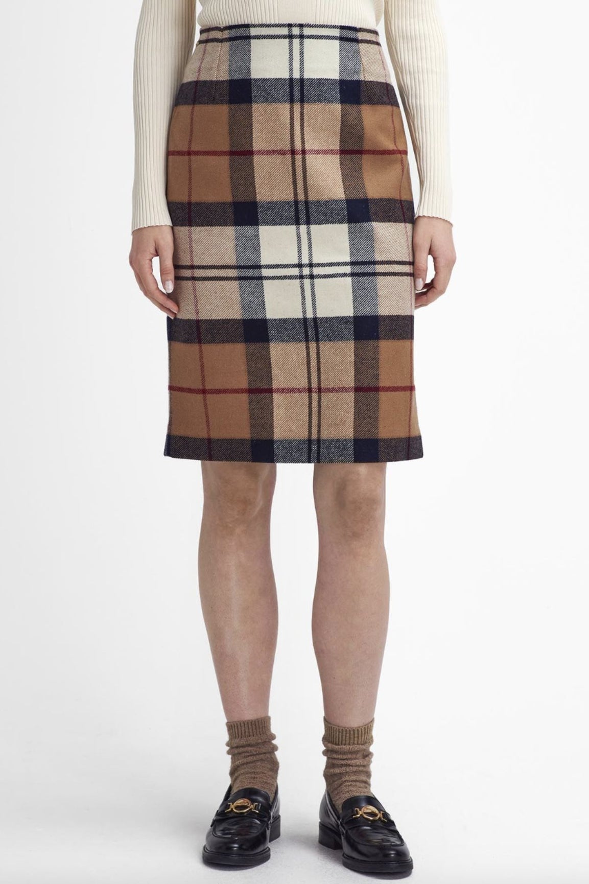 Barbour Rosa Skirt hessian tartan