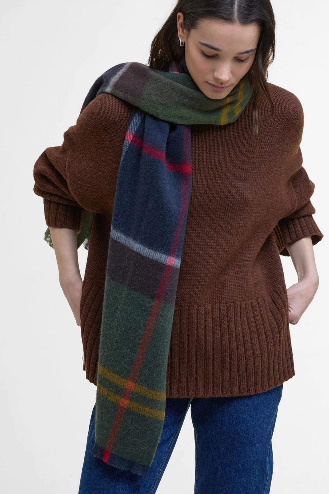 Barbour Rosefield Tartan Scarf classic tartan