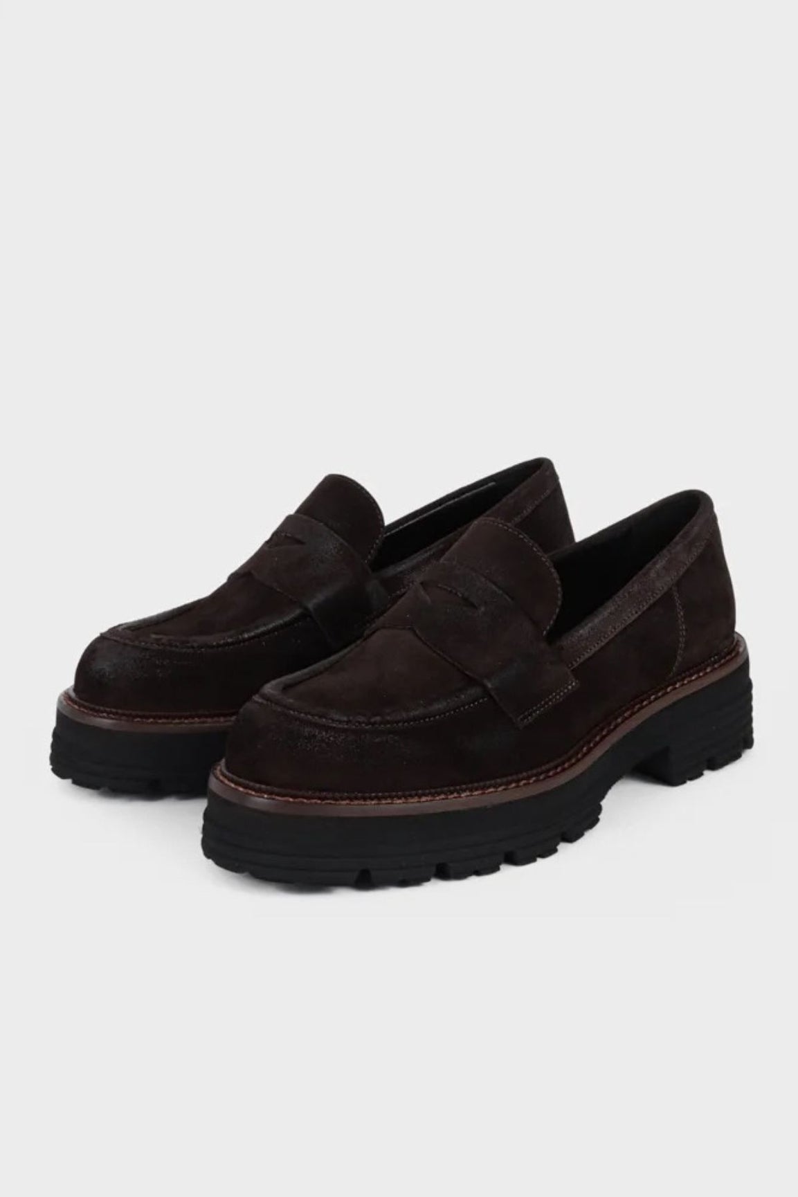 Bukela Isola loaferit suede mocca