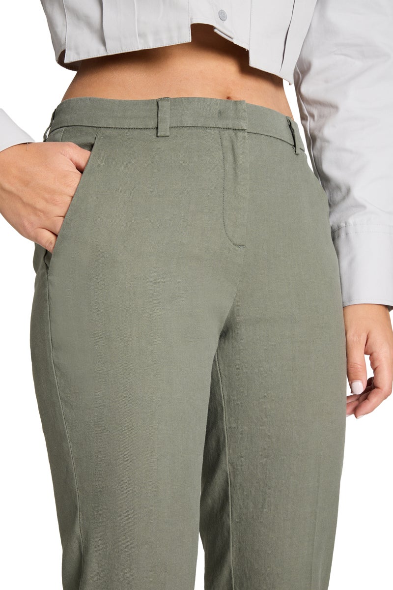 Cambio Krystal pellavahousut vihre&auml;