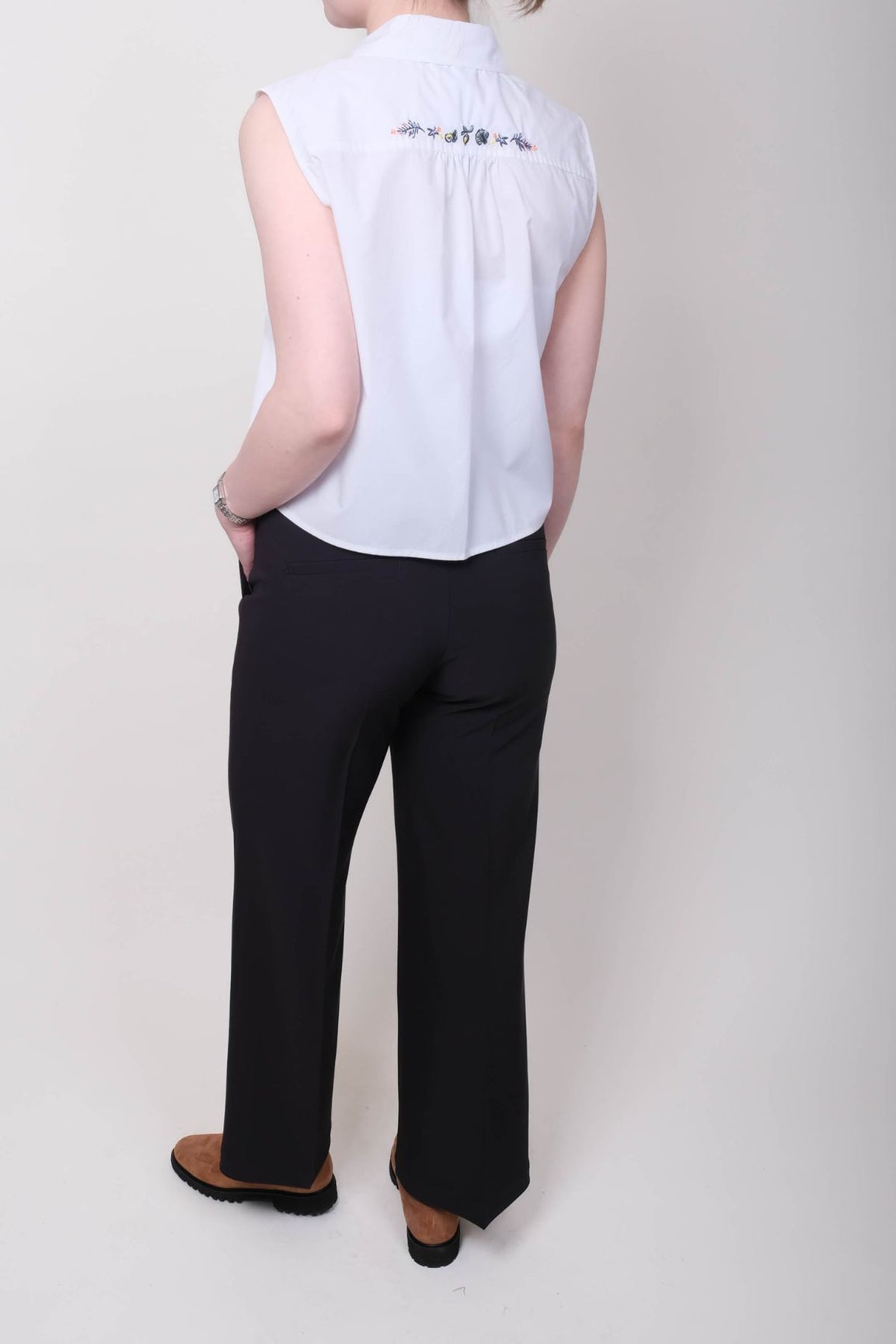 Cambio Cameron housut tummansininen