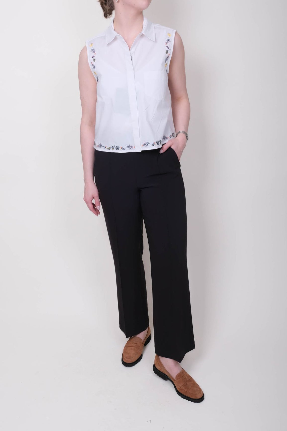 Cambio Cameron housut tummansininen