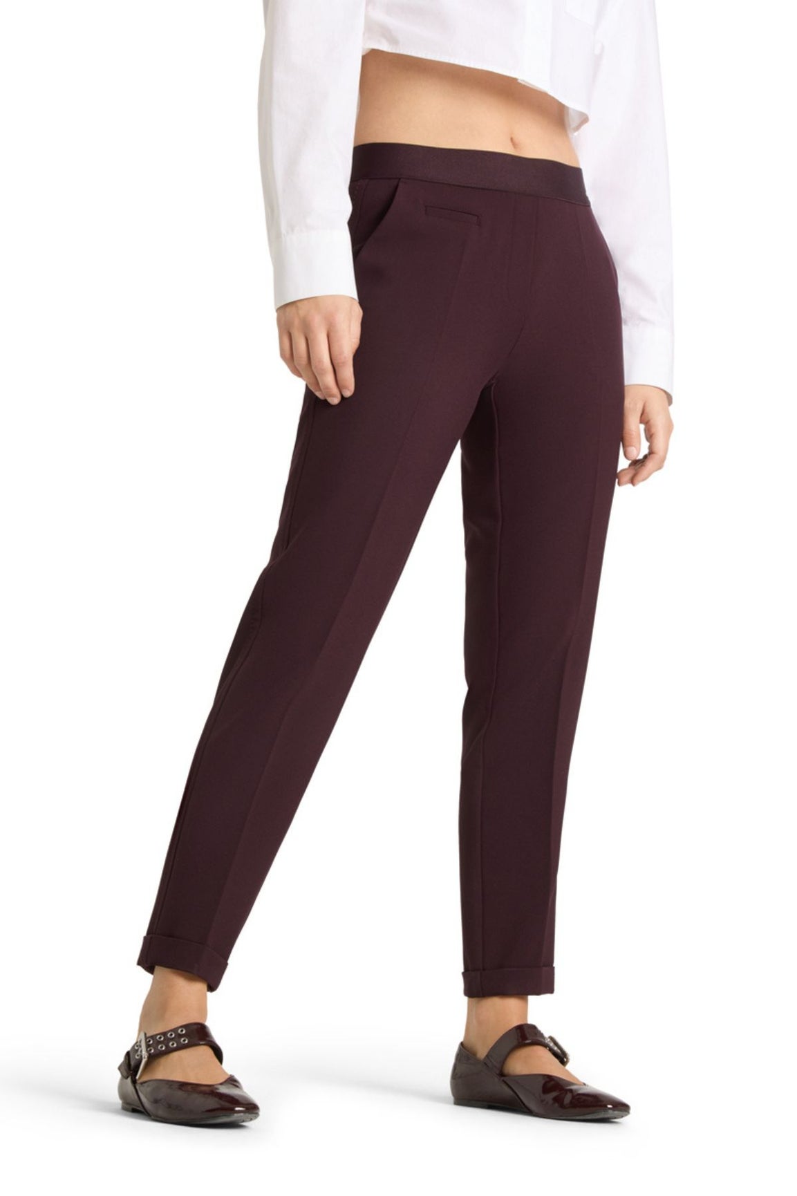 Cambio Kim housut viininpunainen