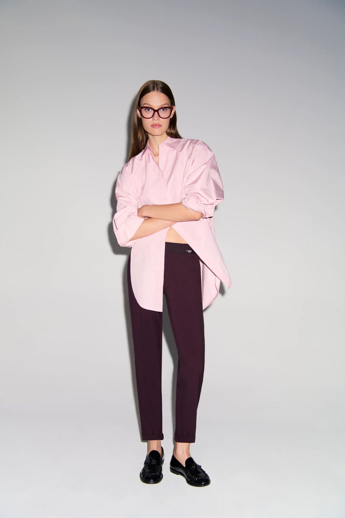 Cambio Kim housut viininpunainen