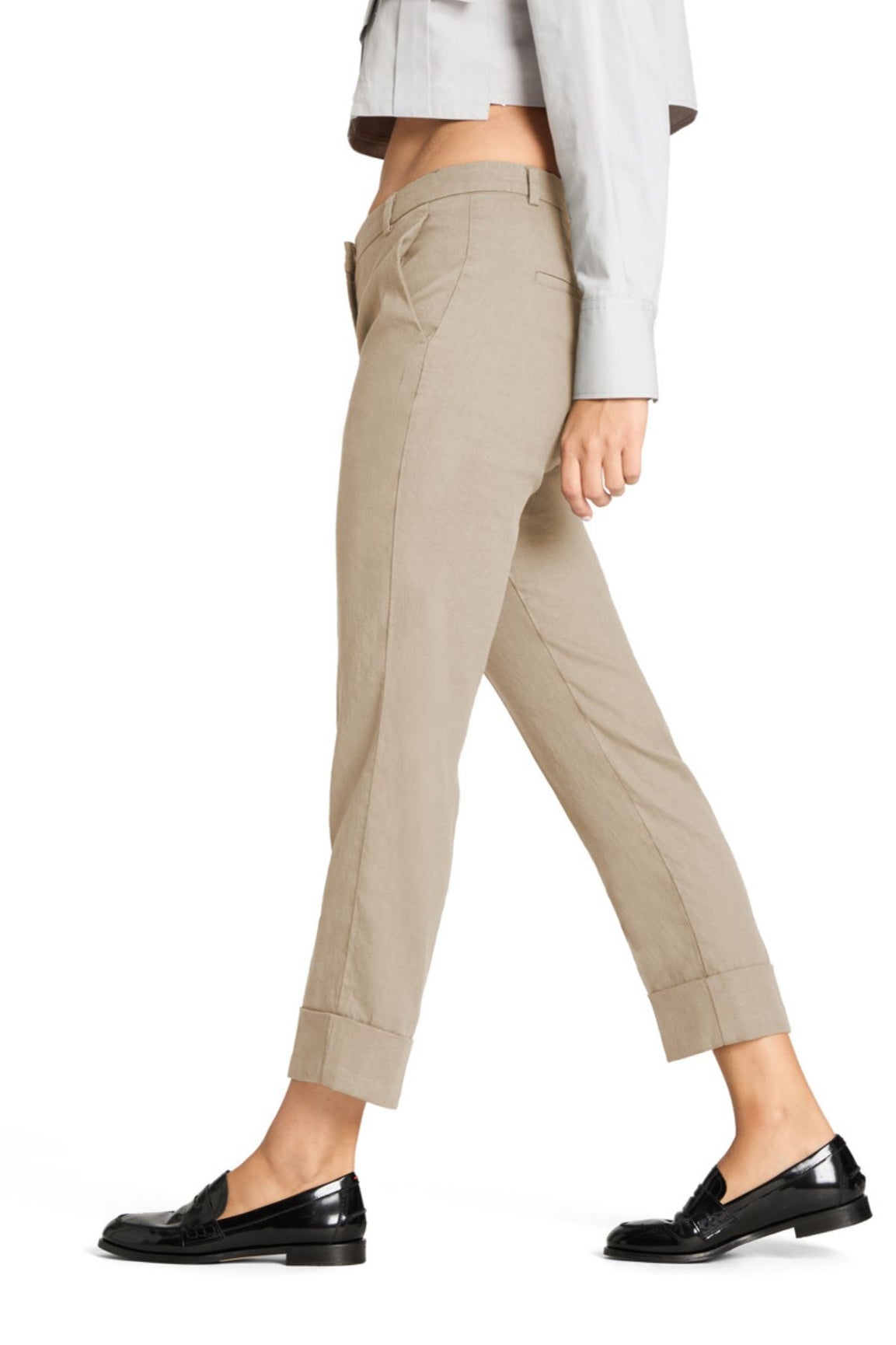 Cambio Krystal pellavahousut beige