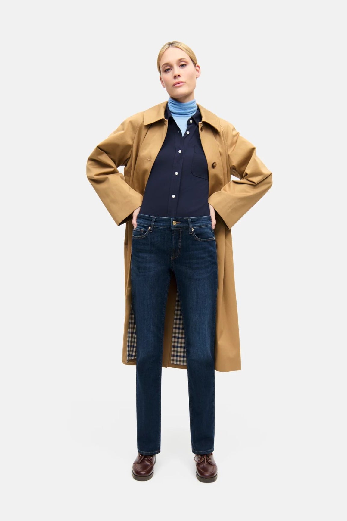 Cambio Piper Long farkut dark used wash