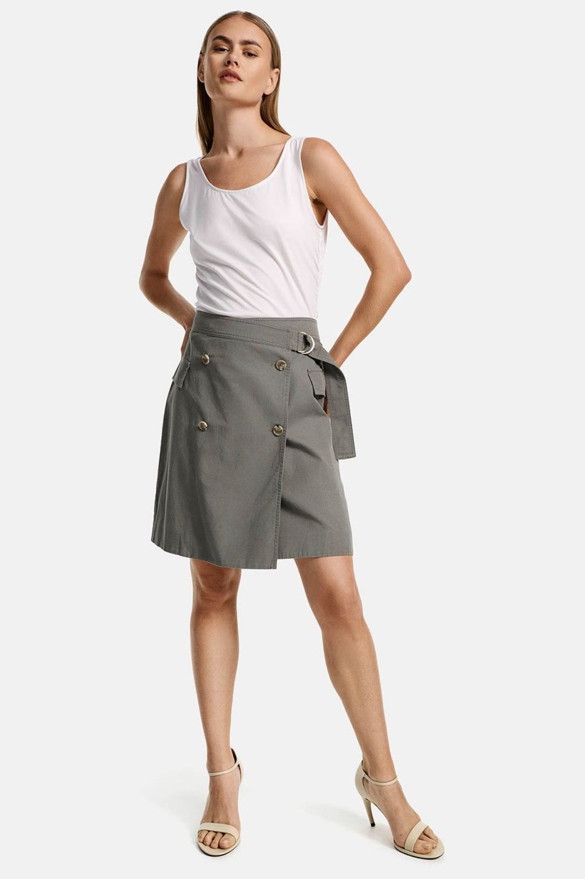 Oliivinvihre&auml; hame - Catnoir