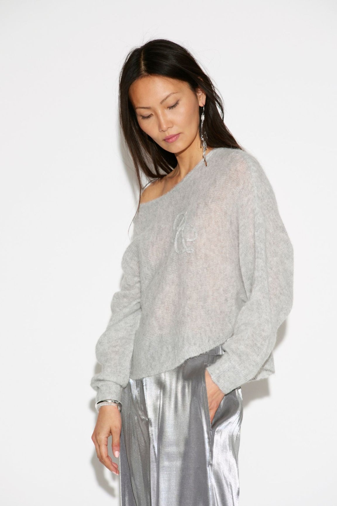 Dante6 Montre Monogram Sweater grey