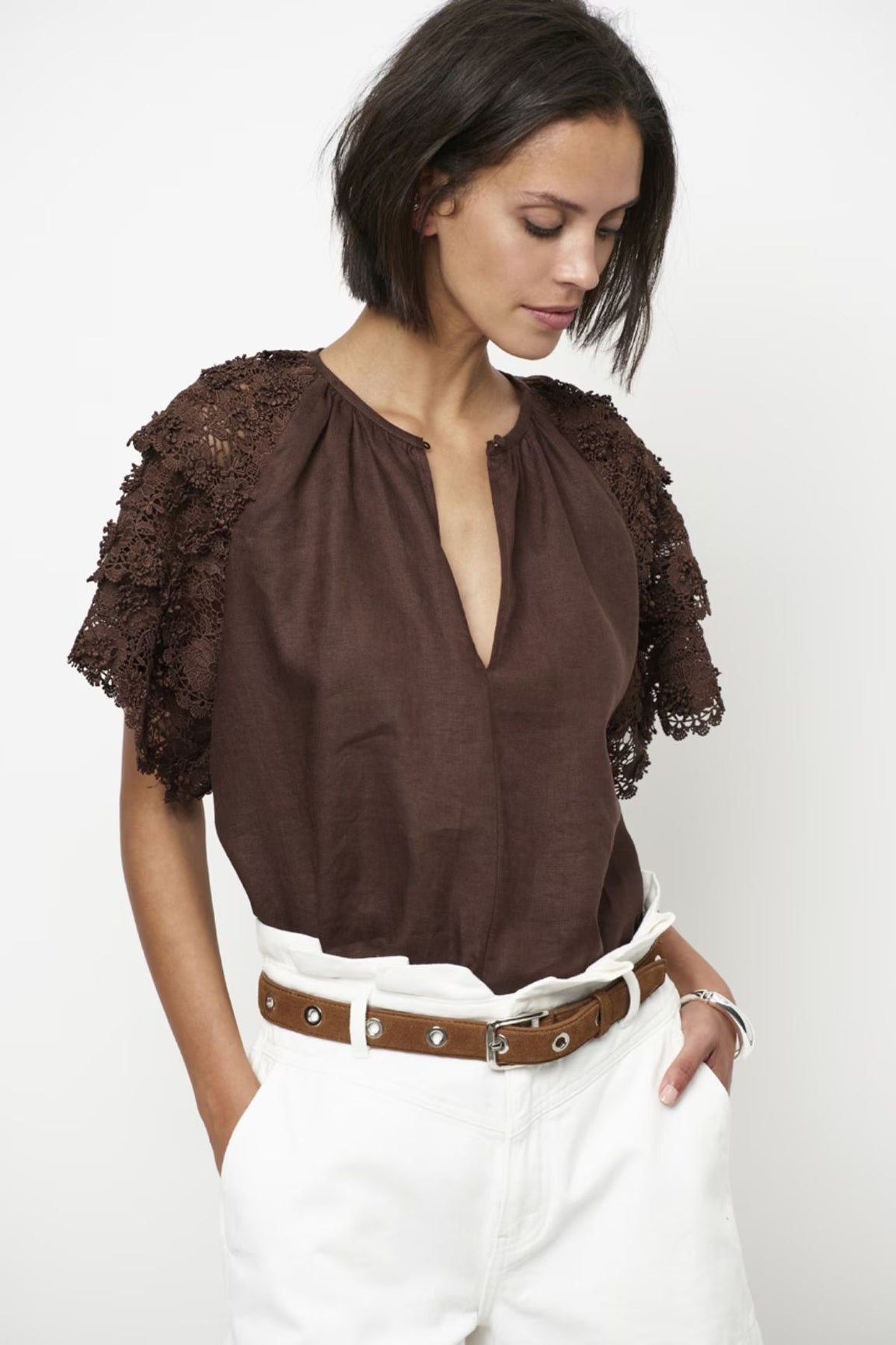 Dante6 Jonille Lace Detail Top