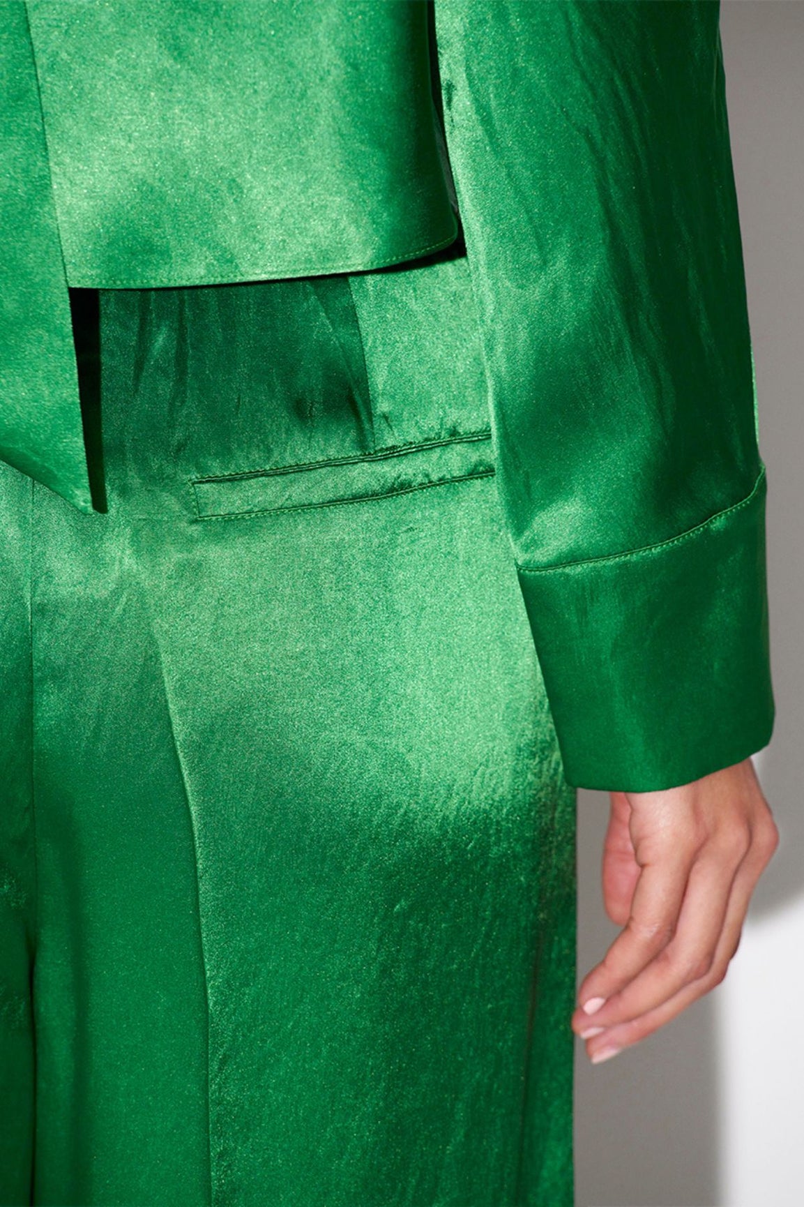 Dante6 Jules Satin housut ultra green