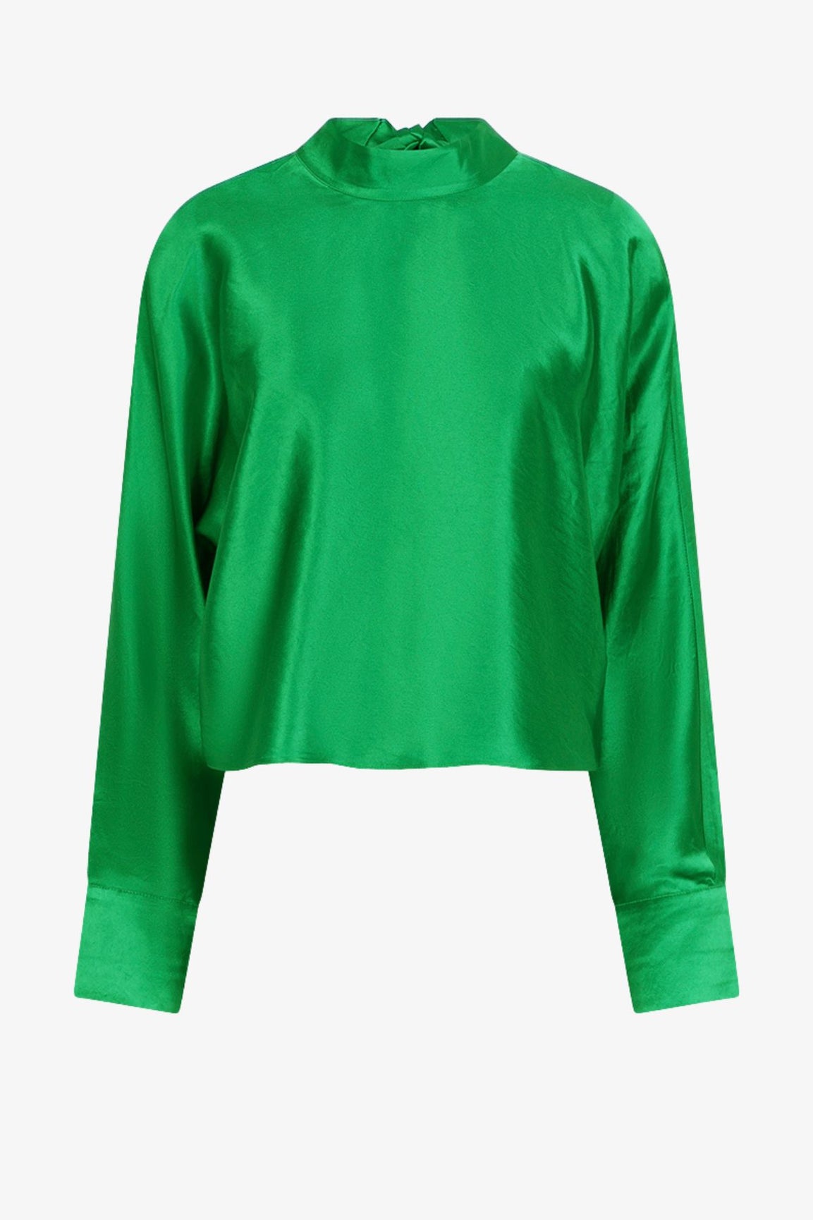 Dante6 Lorelle Satin Bow Top ultra green
