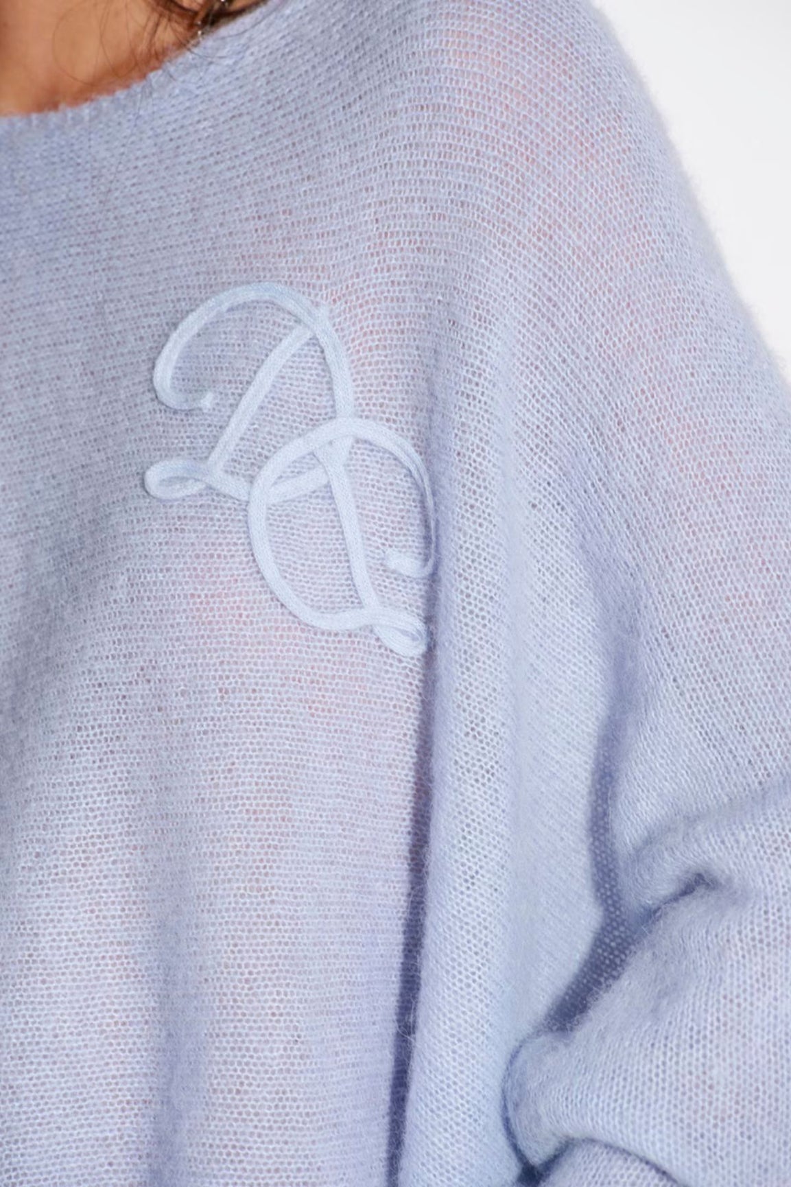 Dante6 Montre Monogram Sweater blue mist