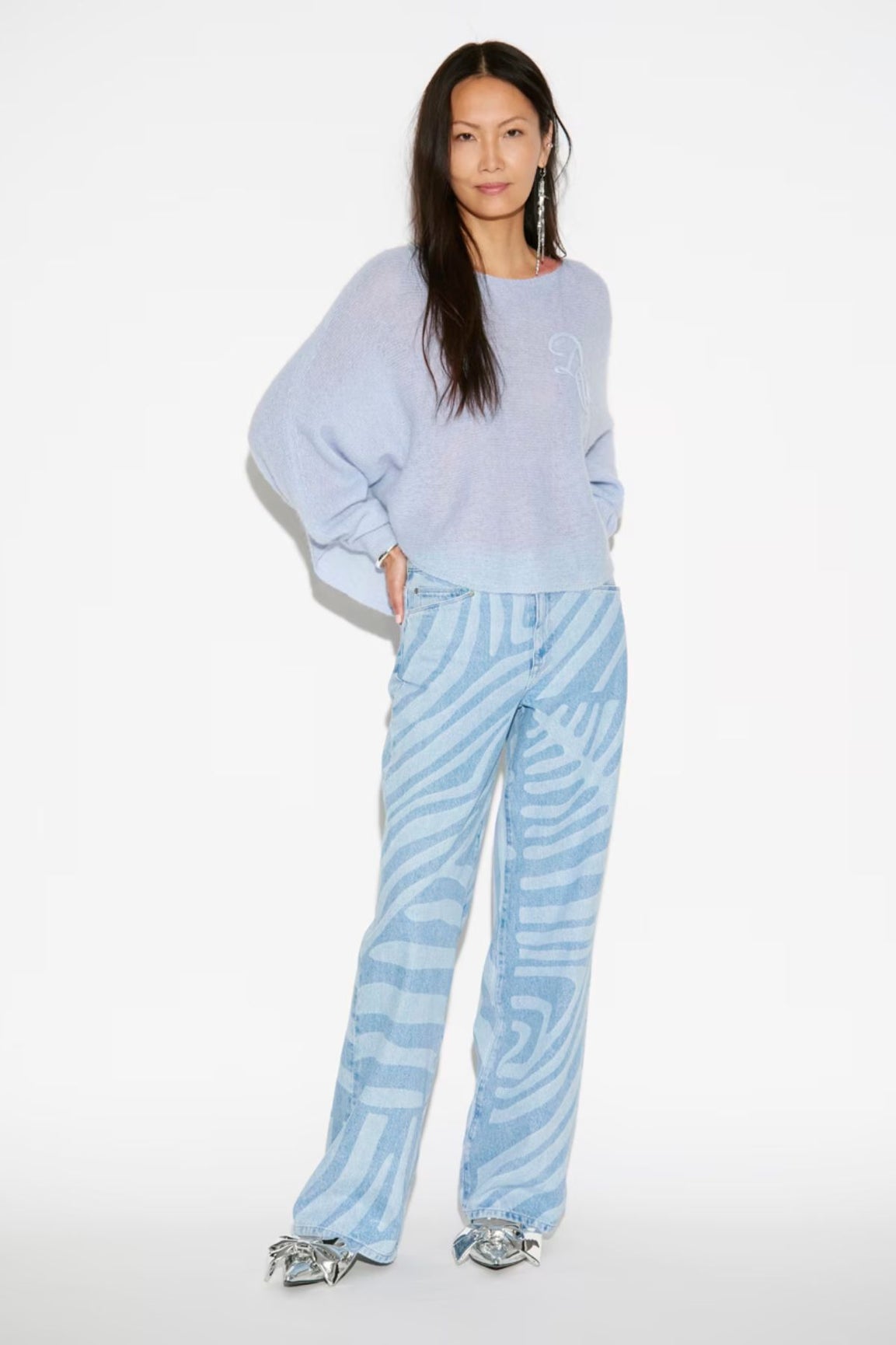 Dante6 Montre Monogram Sweater blue mist