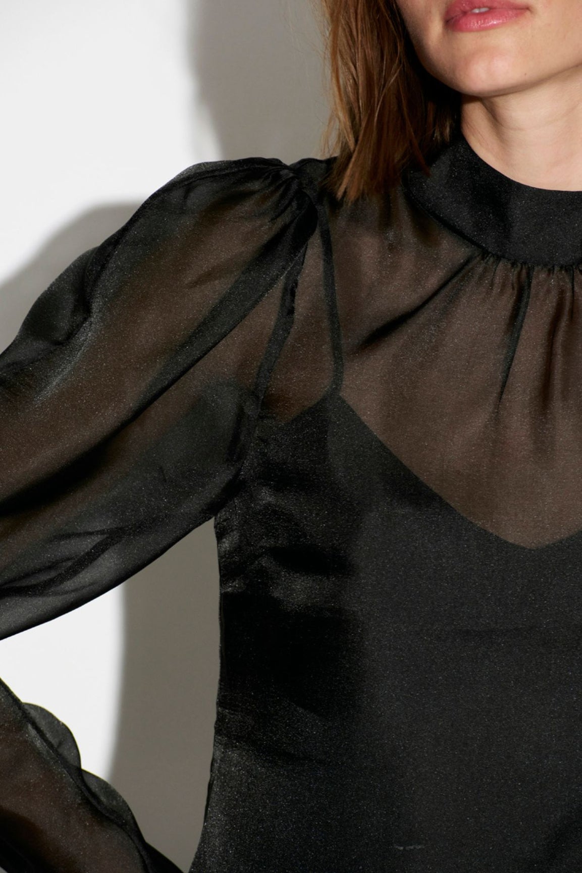 Dante6 Ocean Puffy Sleeve Top musta