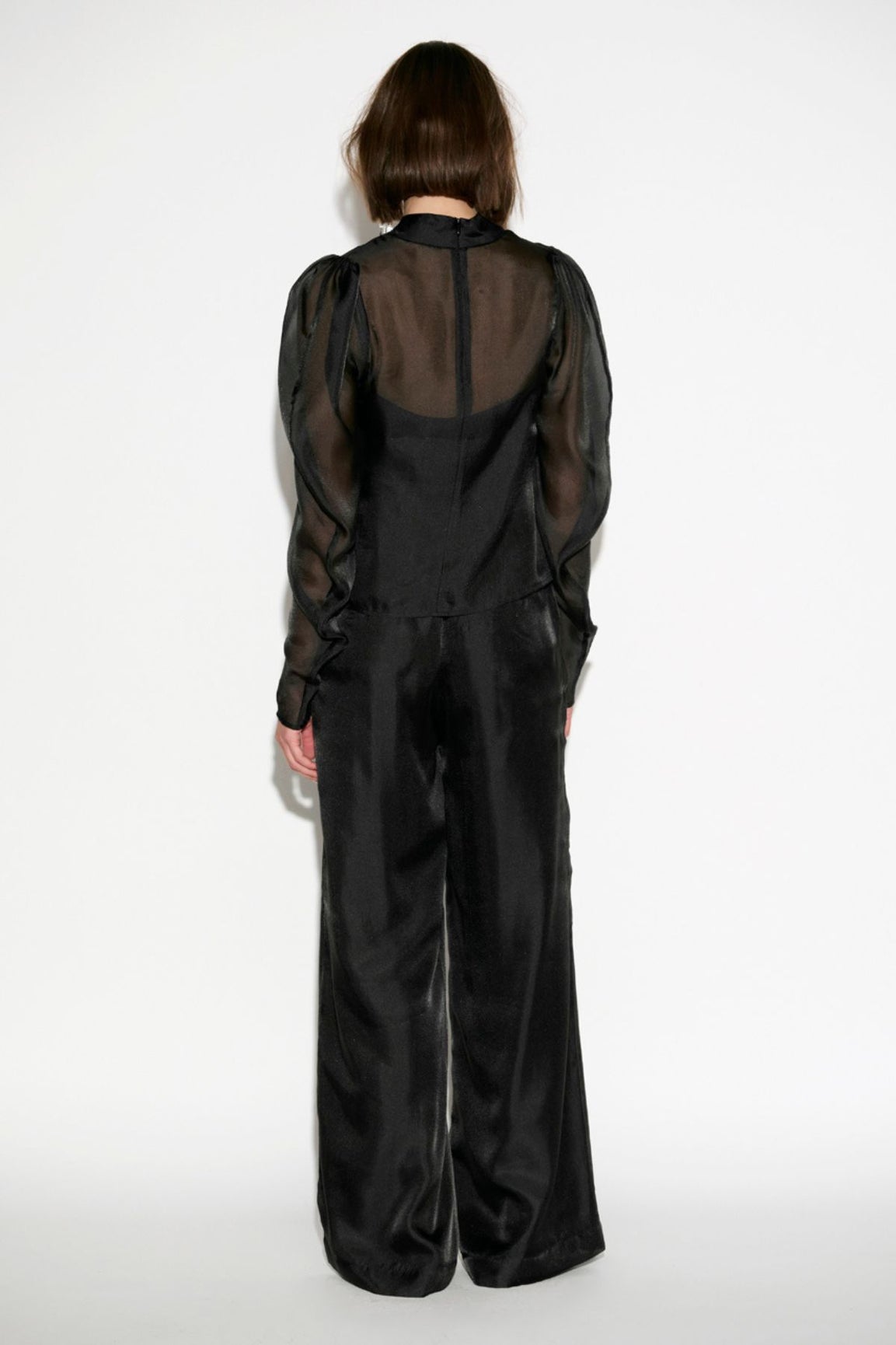 Dante6 Ocean Puffy Sleeve Top musta