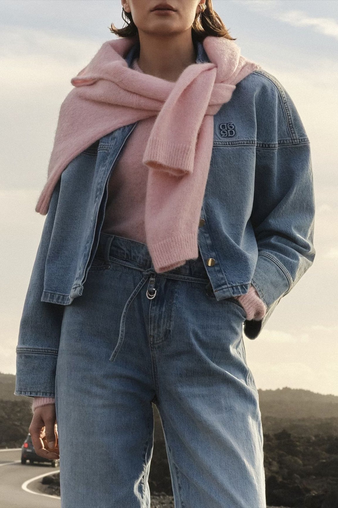 Dante6 Talisa Denim Cape Shirt