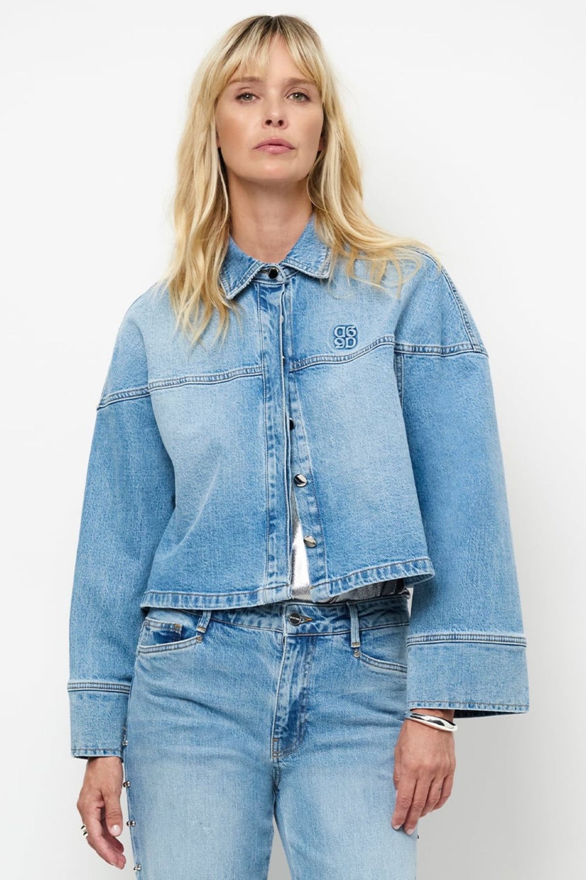Dante6 Talisa Denim Cape Shirt