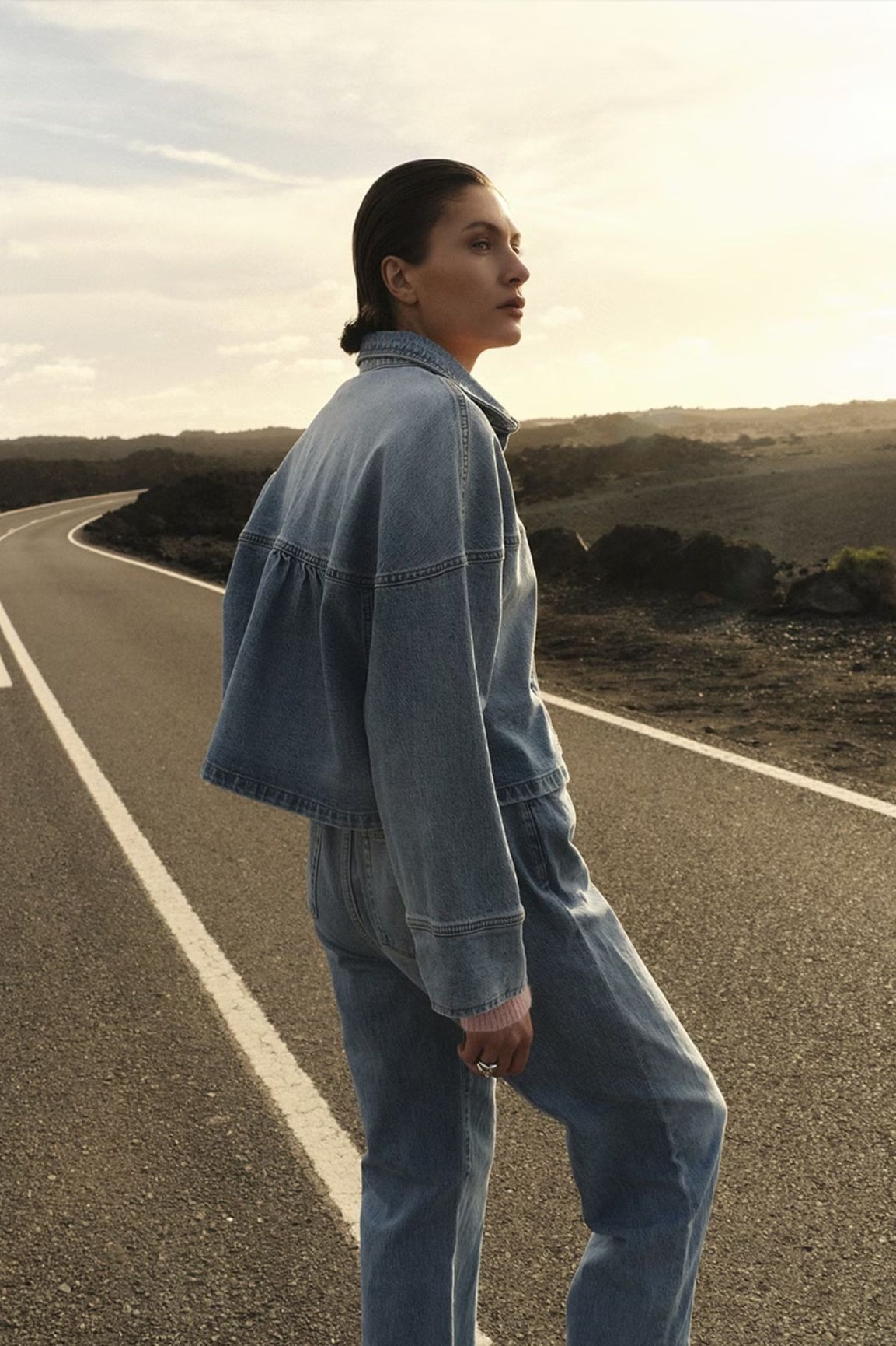 Dante6 Talisa Denim Cape Shirt