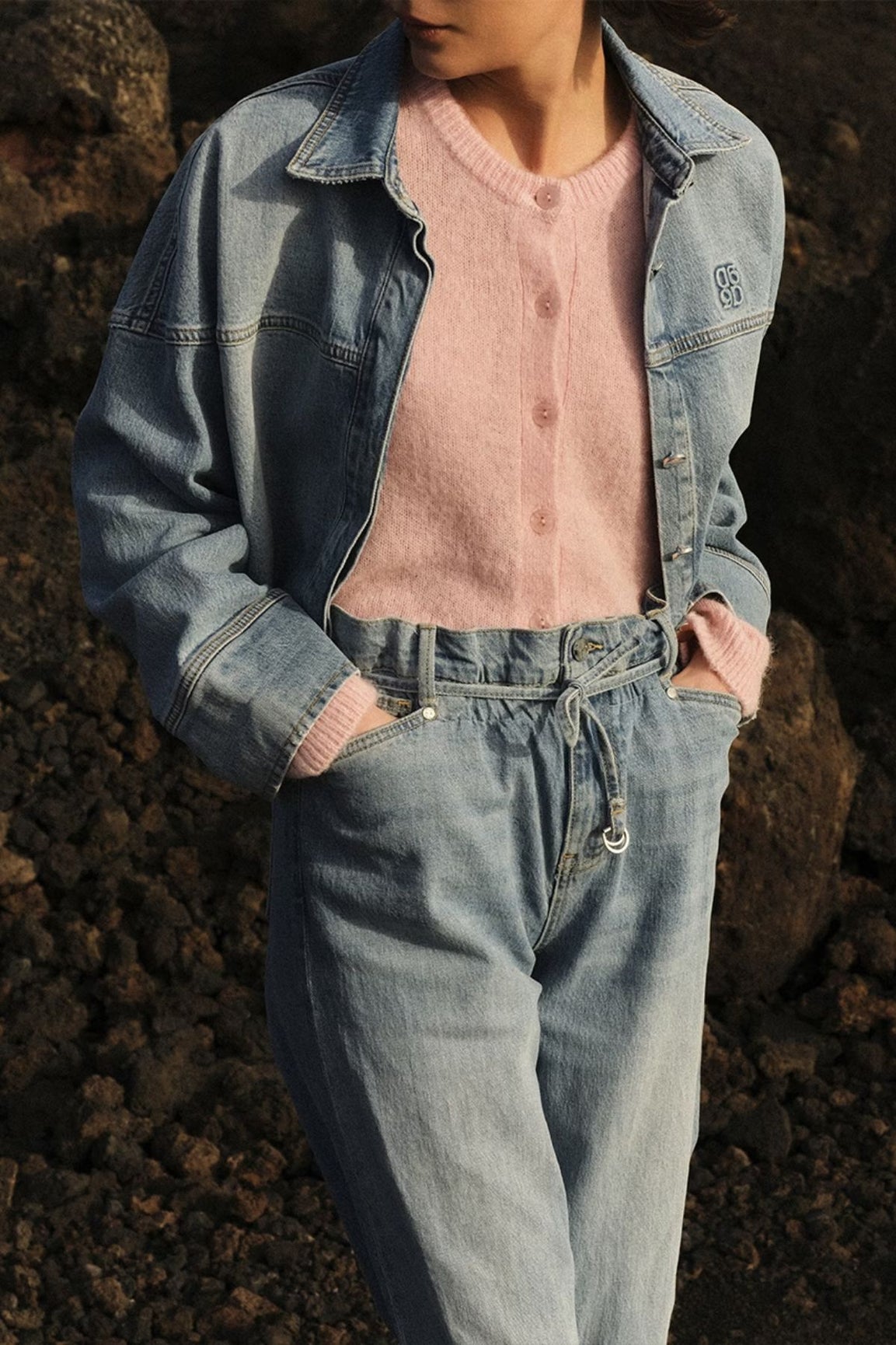 Dante6 Talisa Denim Cape Shirt