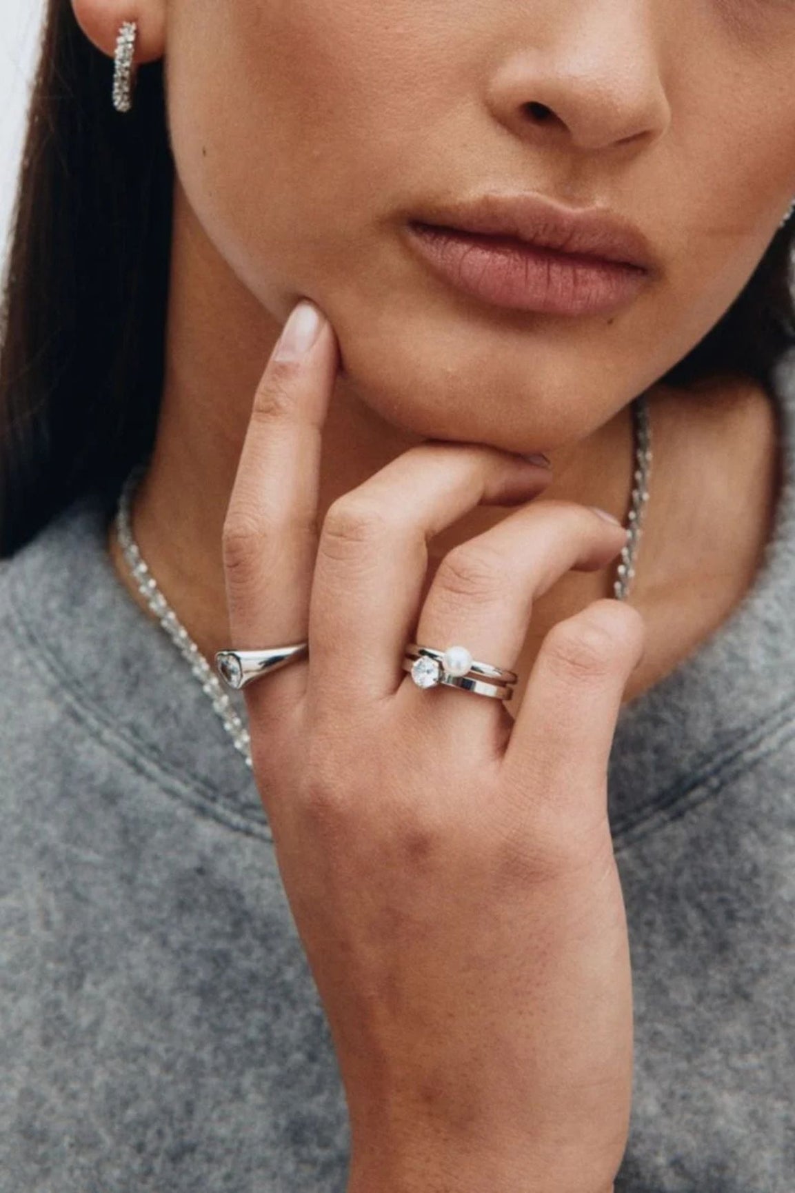 Edblad Tinsel Creoles S Steel