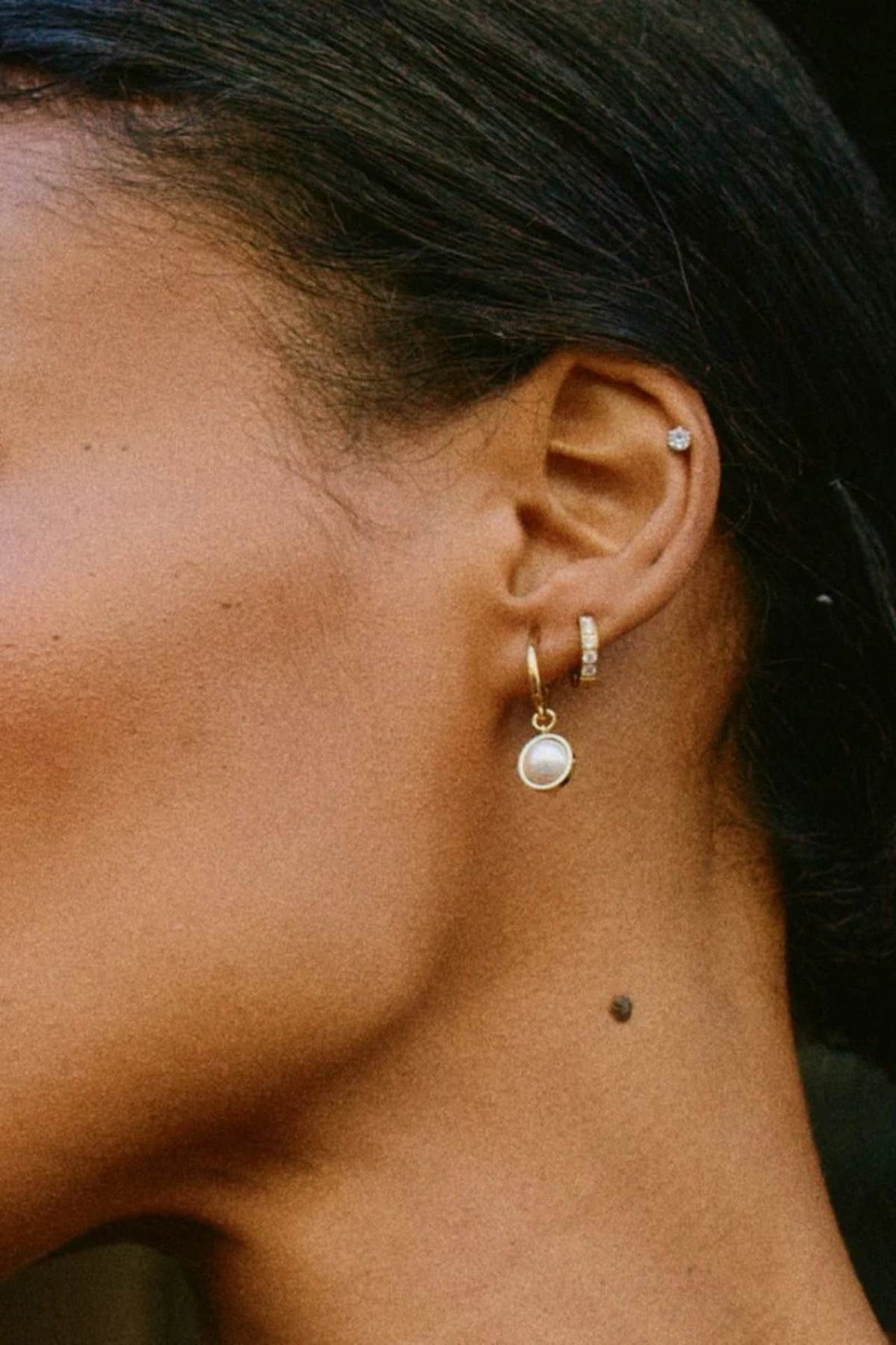 Edblad Gabrielle Hoops S gold