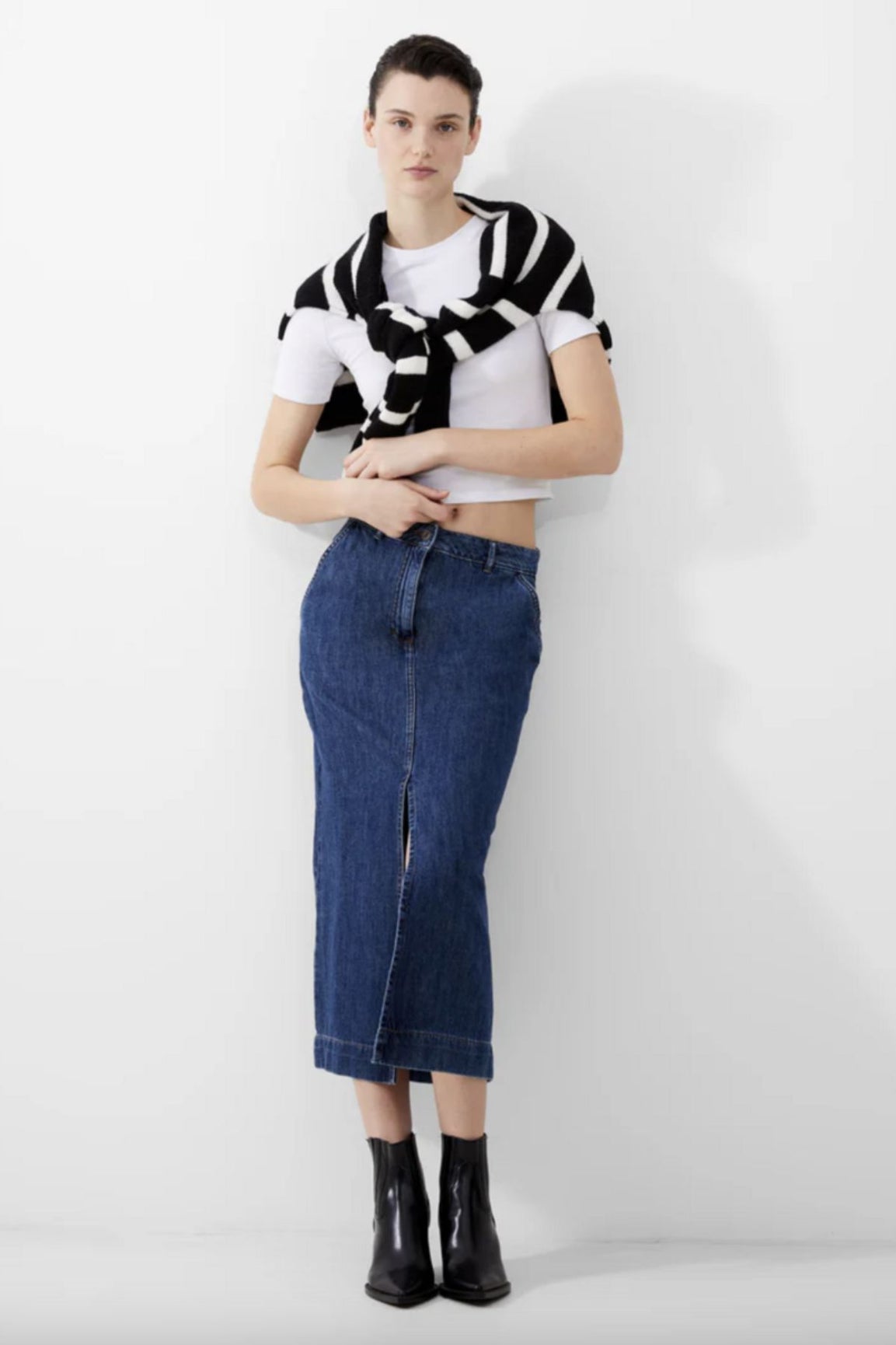 French Connection Denver Denim Midaxi Skirt