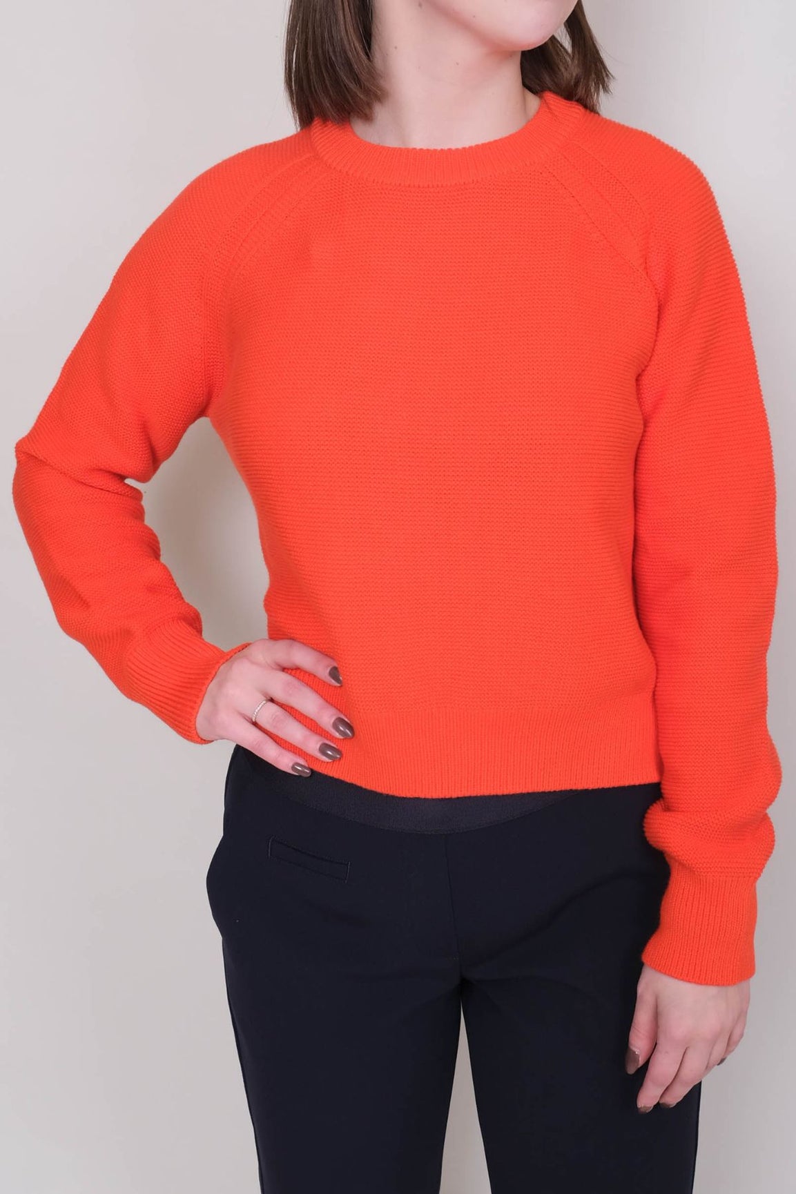 French Connection Lily Mozart Jumper flame orange