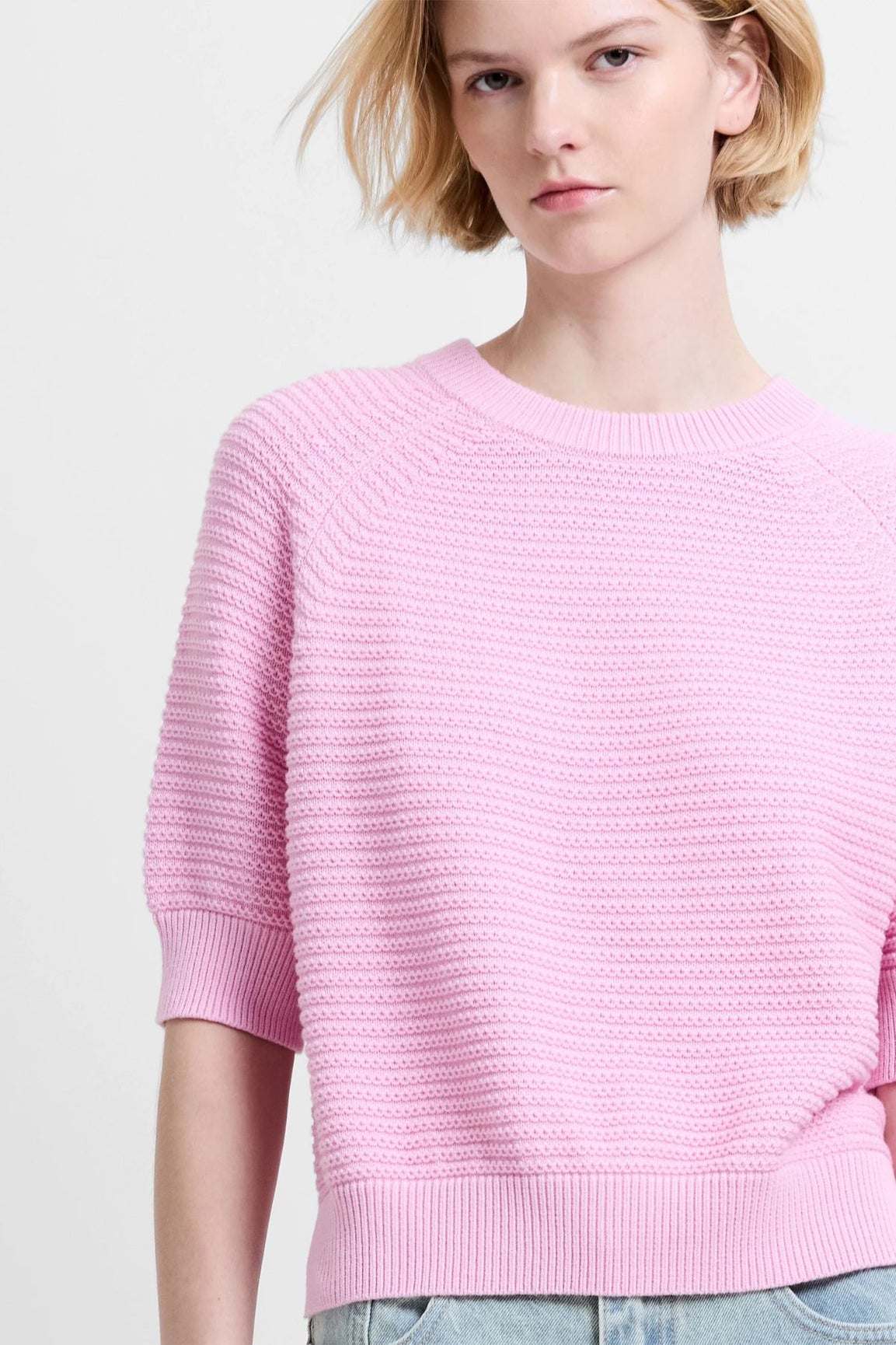 French Connection Lily Mozart Short Sleeve light french pink