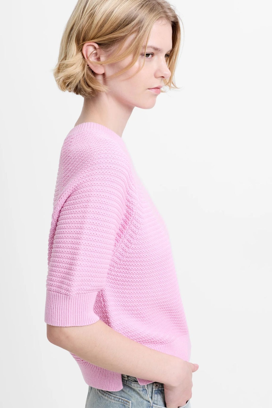 French Connection Lily Mozart Short Sleeve light french pink
