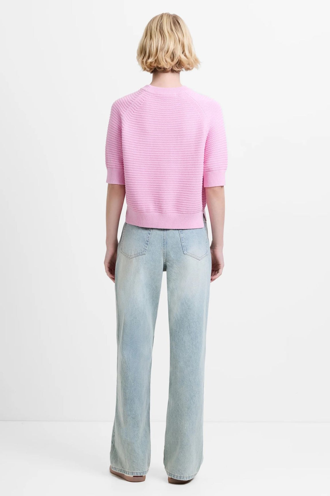French Connection Lily Mozart Short Sleeve light french pink