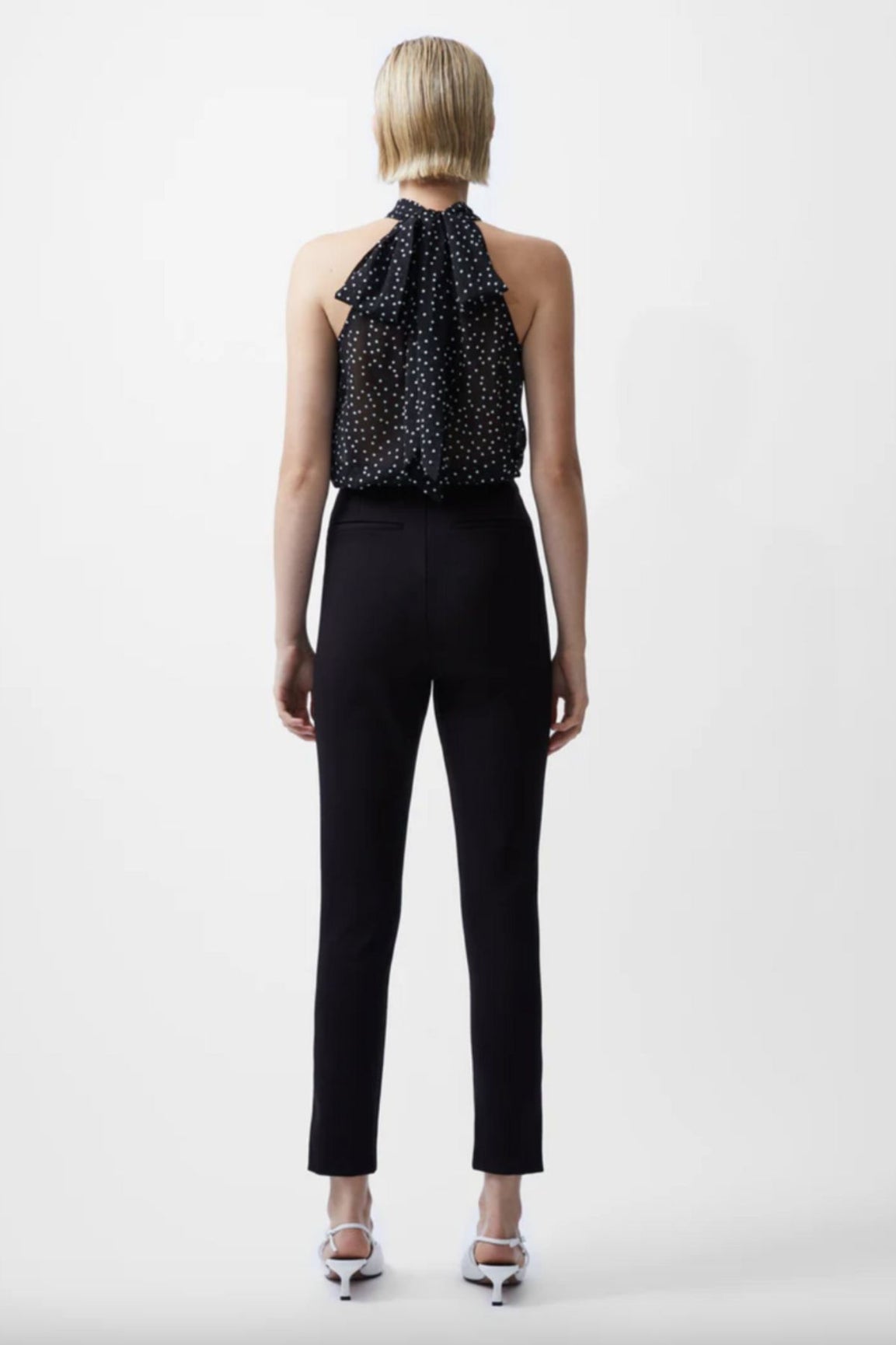 FRENCH CONNECTION Xia Ponte Jersey Leggings black