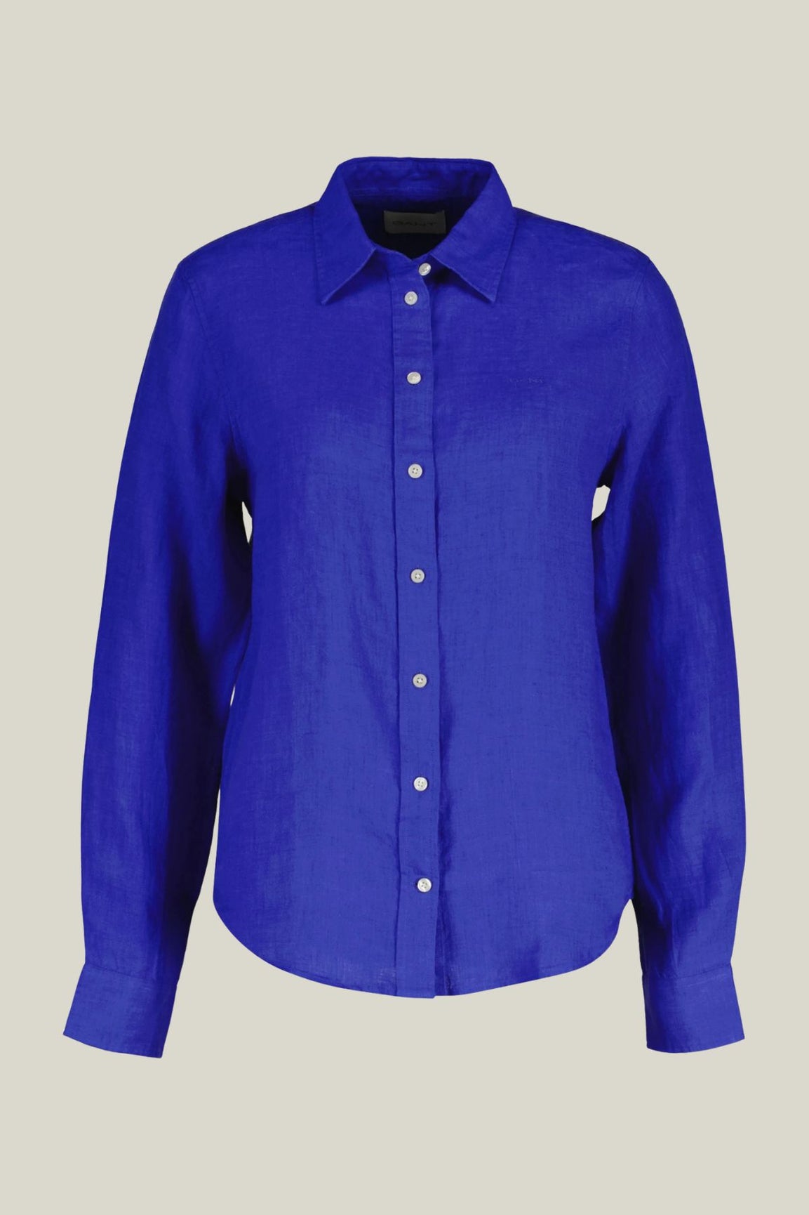 GANT Reg Linen LS Shirt royal blue
