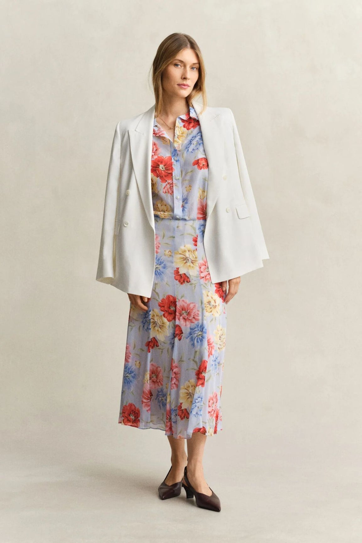 GANT Kukallinen puuvillasilkkipaita