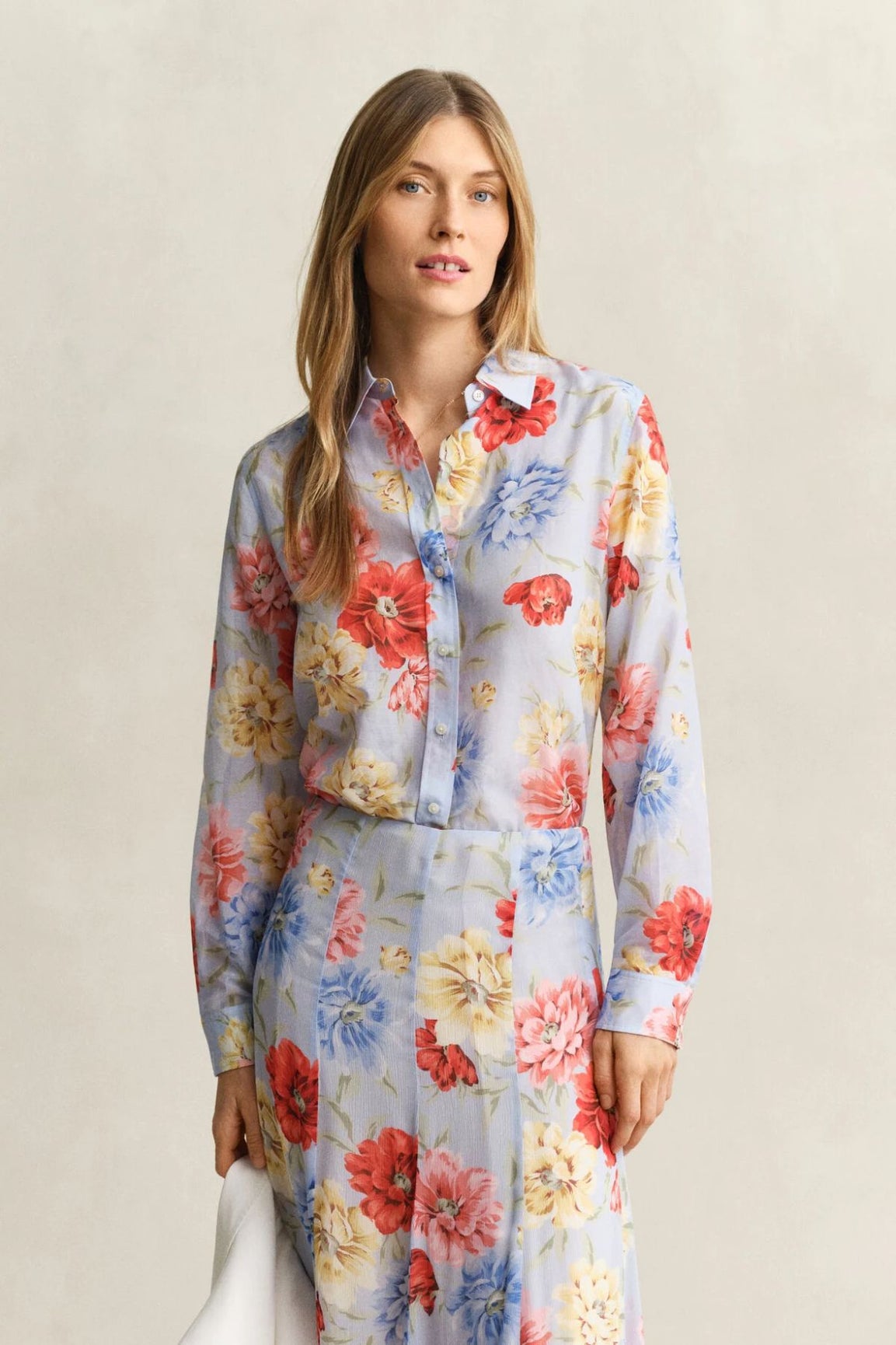 GANT Kukallinen puuvillasilkkipaita