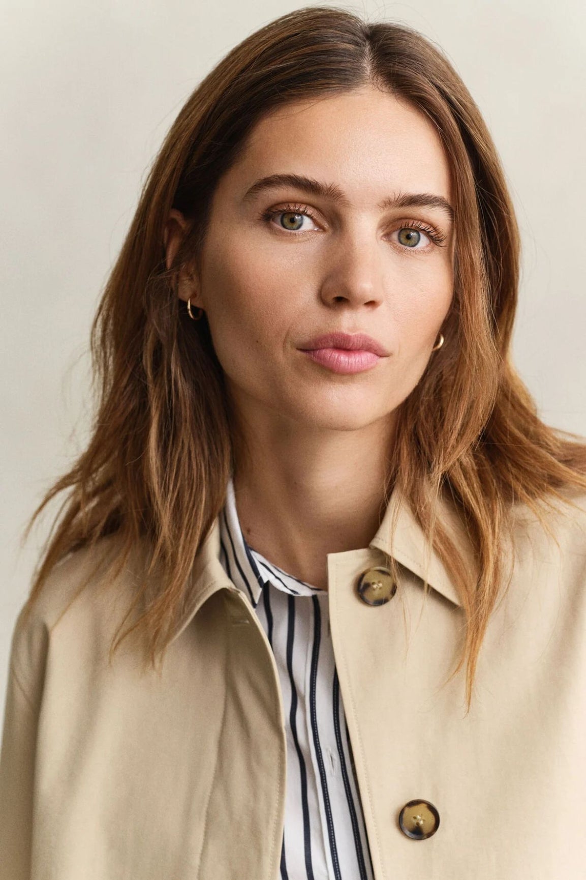 GANT Short Car Coat oat beige