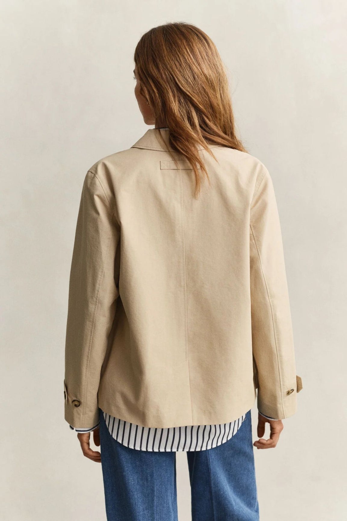 GANT Short Car Coat oat beige